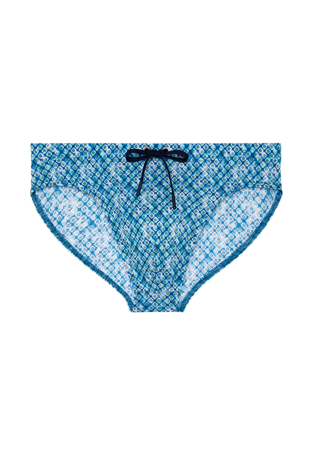 hom-camaiore-slip-de-bain-homme-bleu-imprim-fleuri image 1