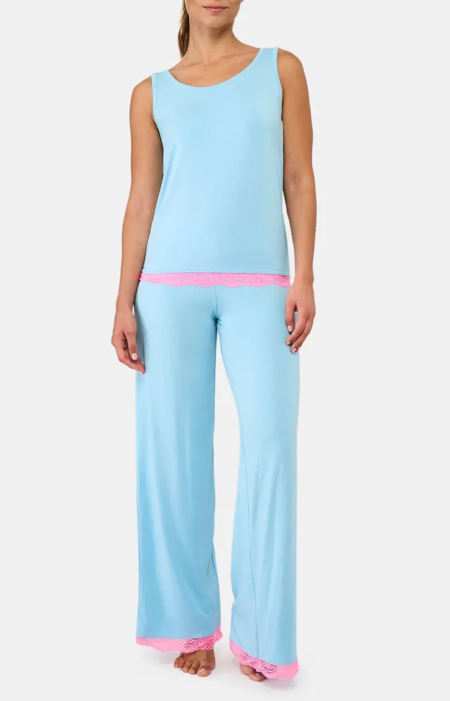 arthur-bob-pantalon-modal-turquoise-doux-lagon-femme image 1
