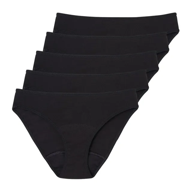 athena-dailyz-lot-5-culottes-menstruelles-fille-10-ans-lavable image 1