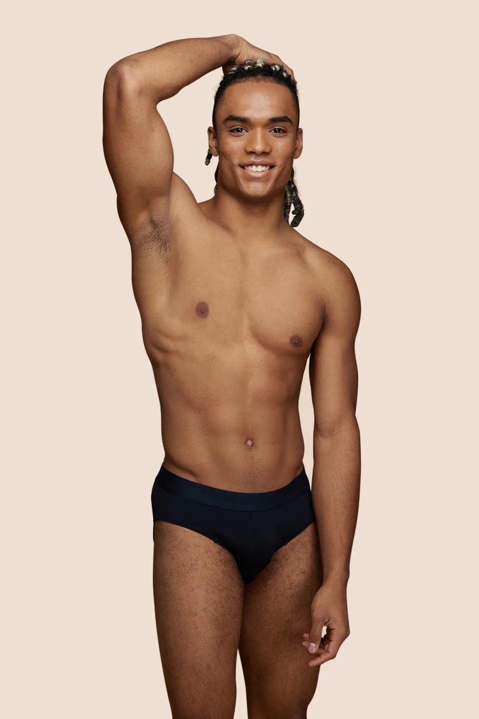 p-trone-slip-sport-slip-homme-bleu-marine-m-anti-odeurs image 1
