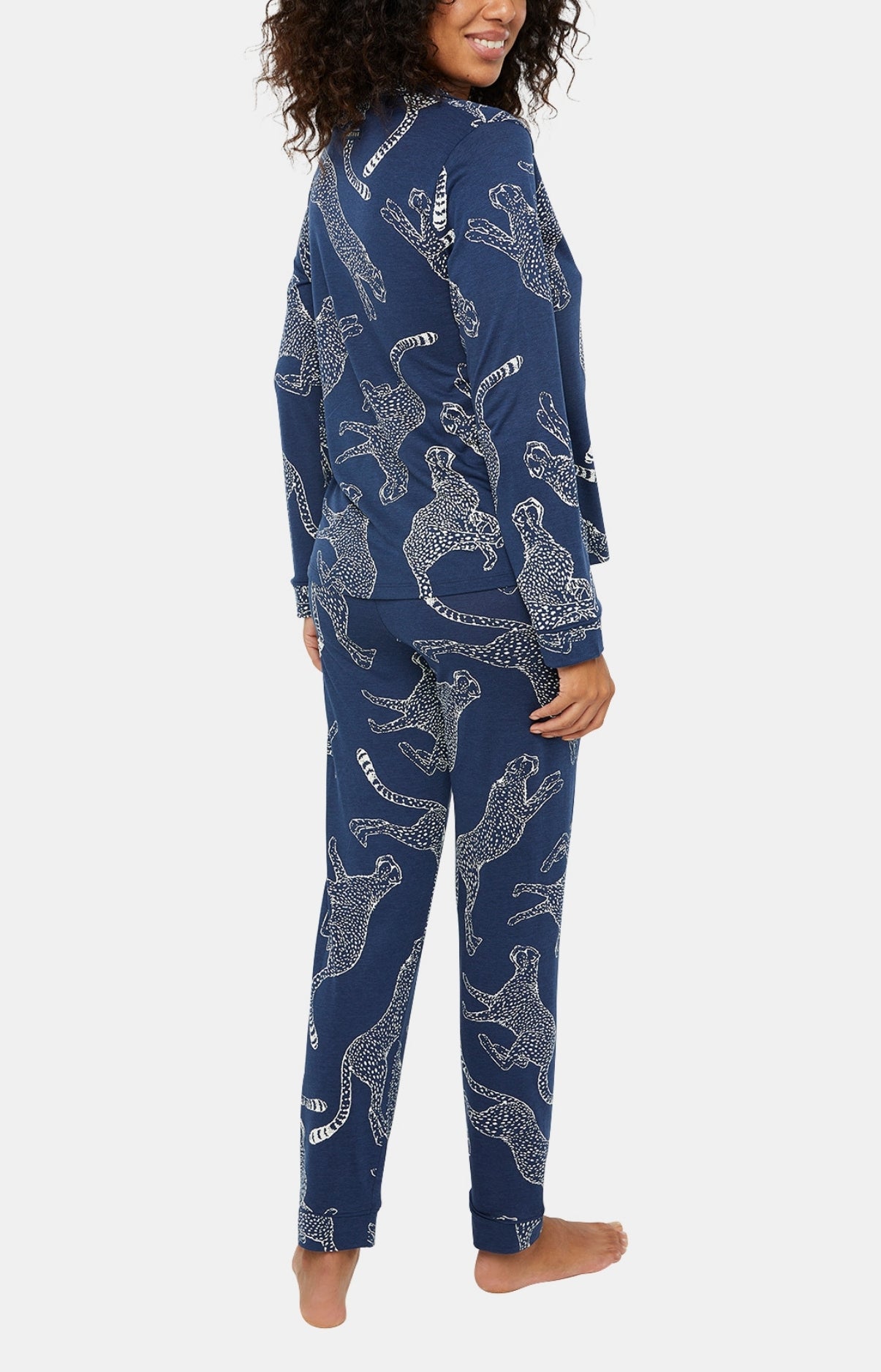 arthur-bob-gu-pard-pyjama-femme-boutonn-marine image 6