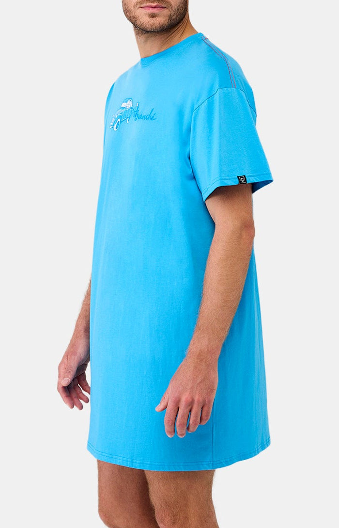 arthur-bob-maxi-tee-shirt-2cv-branch-bleu-bio image 4