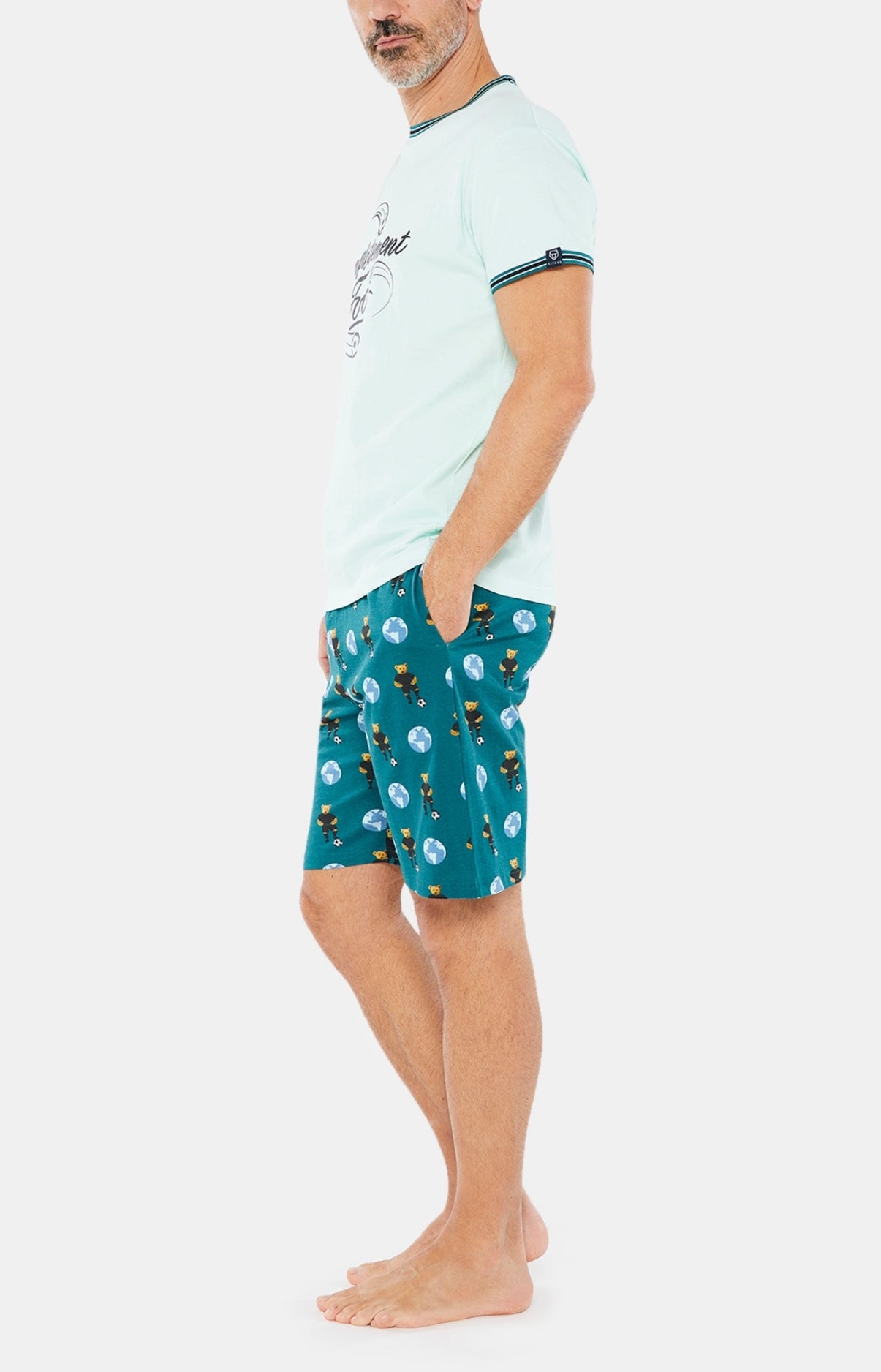 arthur-bob-pyjashort-coton-bio-foot-sapin image 4