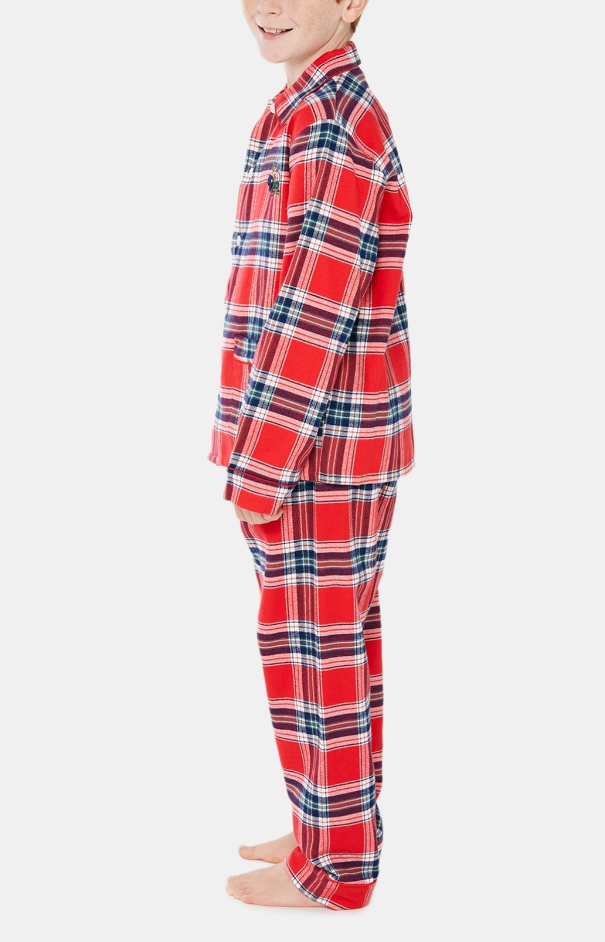 arthur-bob-logan-pyjama-enfant-rouge-pilou-tartan image 4