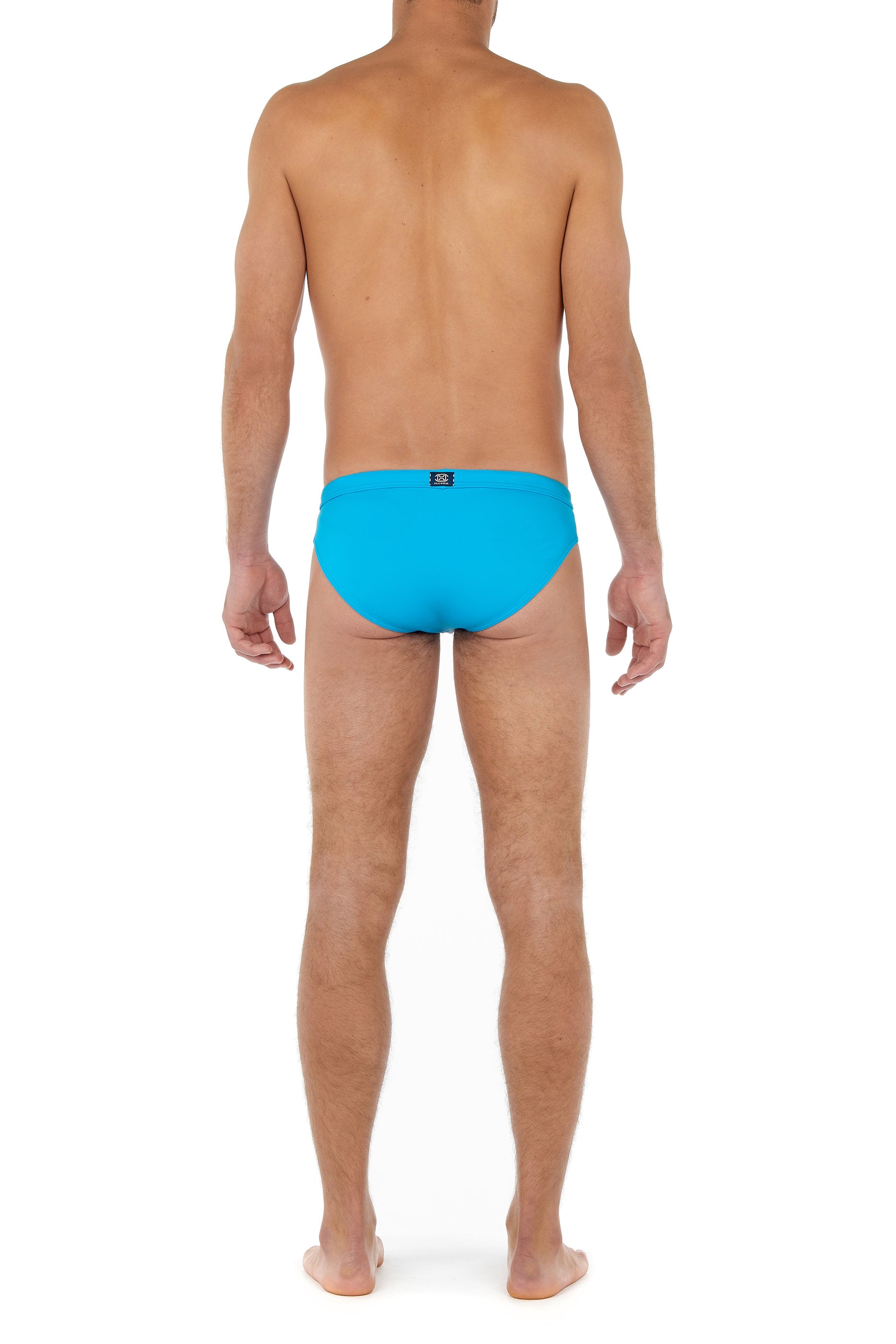 hom-h-fresh-sea-life-mini-slip-de-bain-homme-turquoise image 4