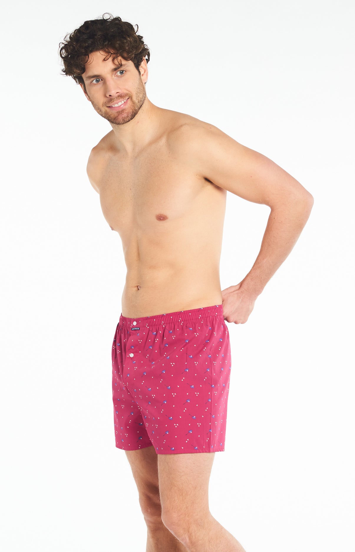 arthur-le-club-cale-on-badminton-rouge-s-xxl-coton-bio image 4