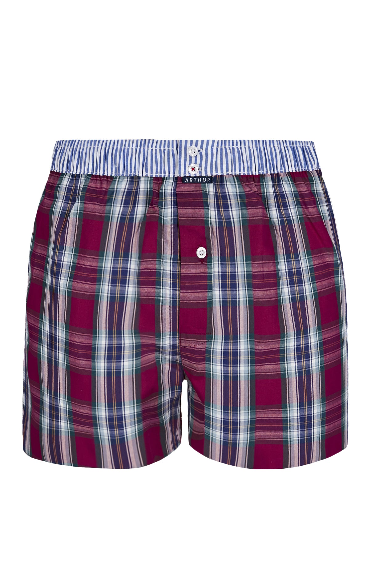 arthur-le-club-n-922-cale-on-homme-coton-bio-bordeaux image 3