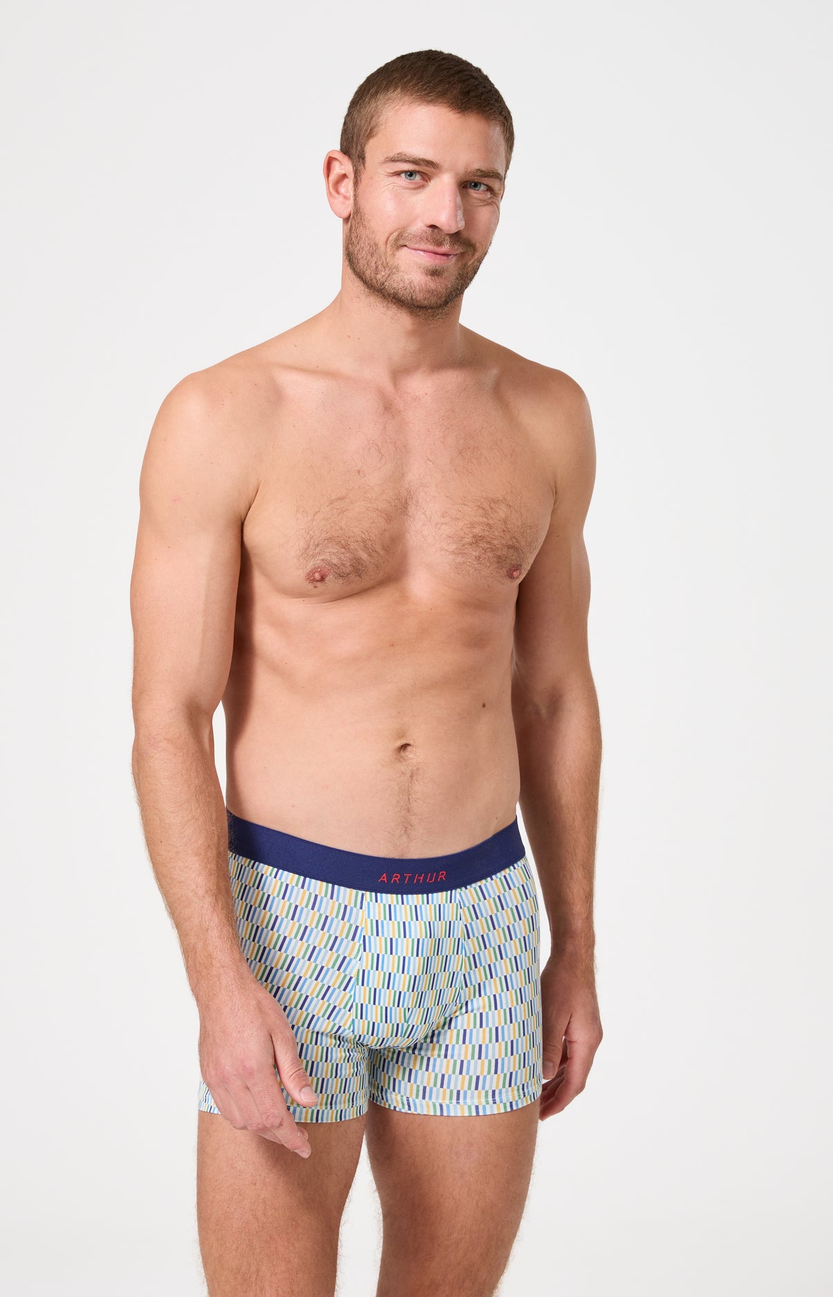 arthur-bob-boxer-jersey-coton-d-cal-multicolore-bio-homme image 4