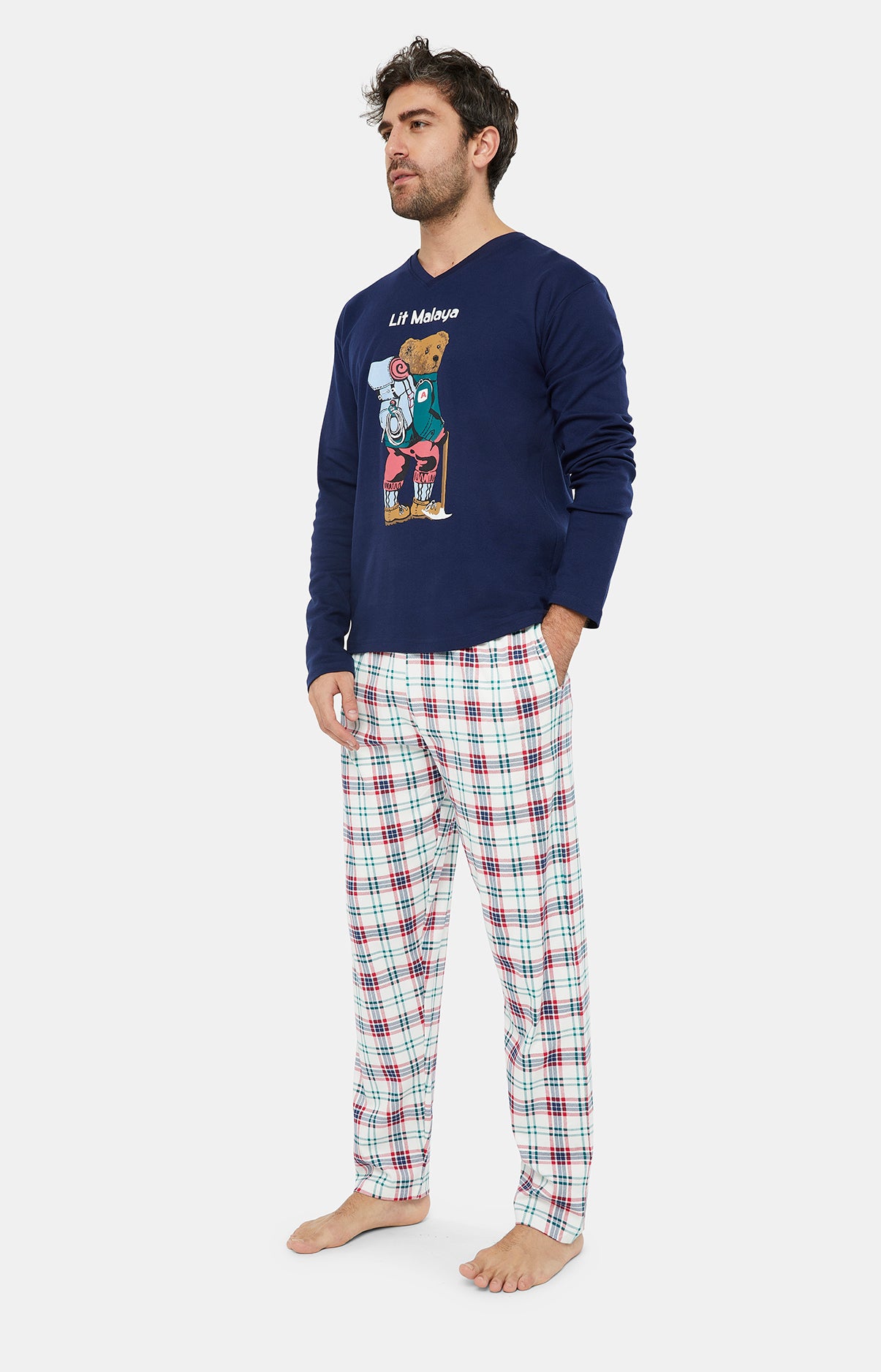 arthur-bob-malaya-pyjama-homme-blanc-coton image 3