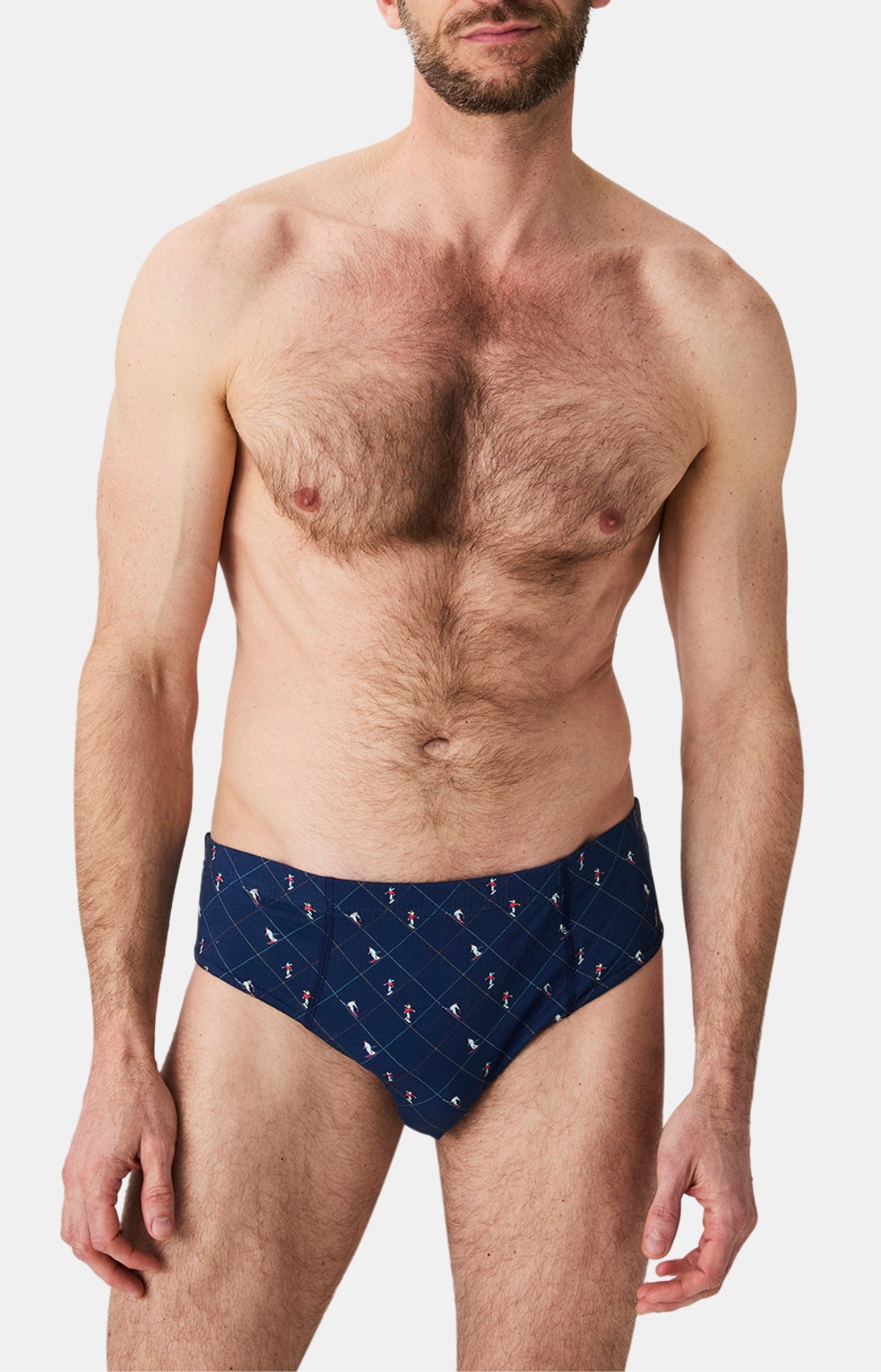 arthur-le-club-slip-coton-ski-marine-homme image 1