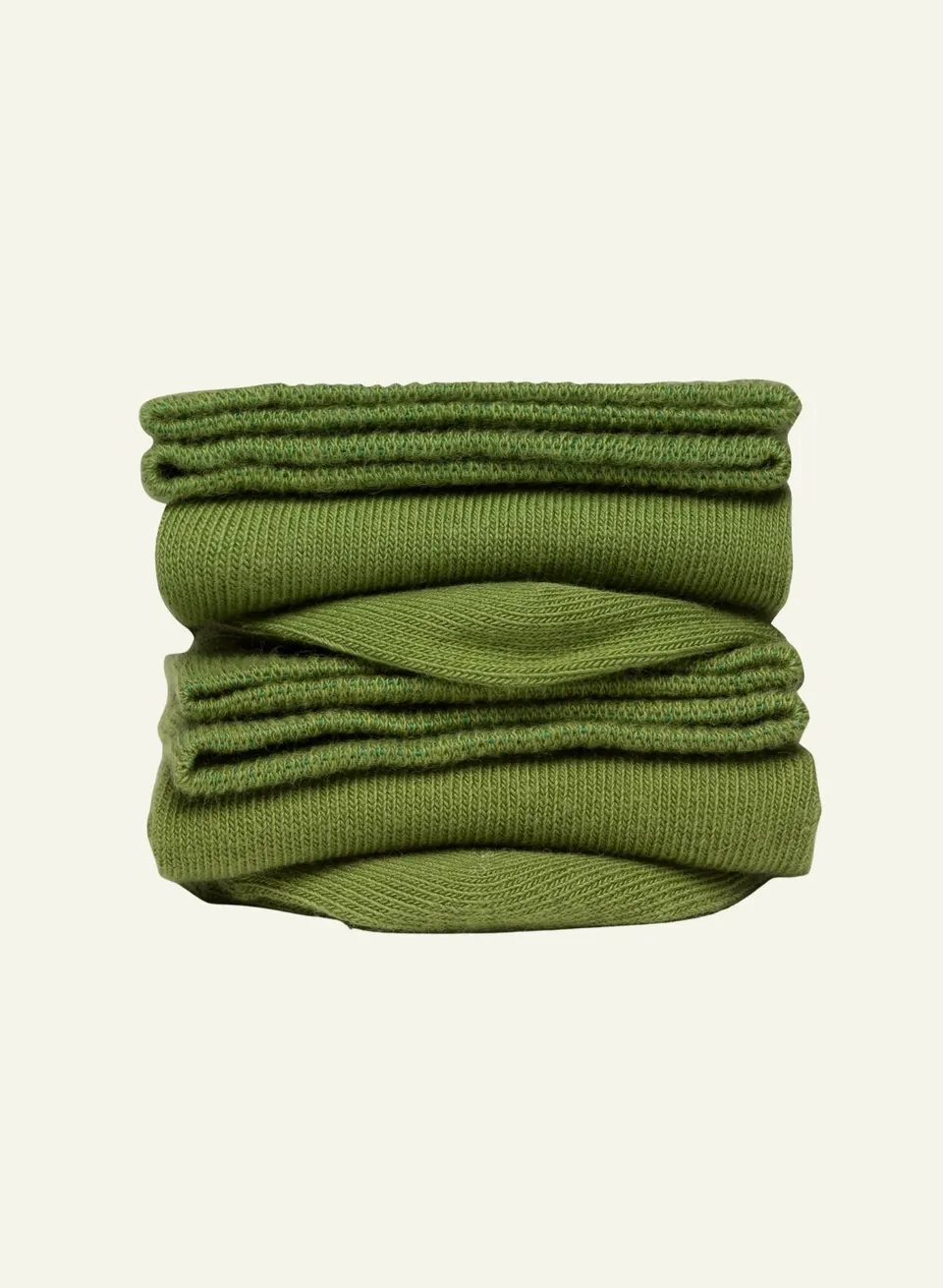 archiduchesse-de-ville-vert-olive-chaussettes-coton-mi-hautes image 1