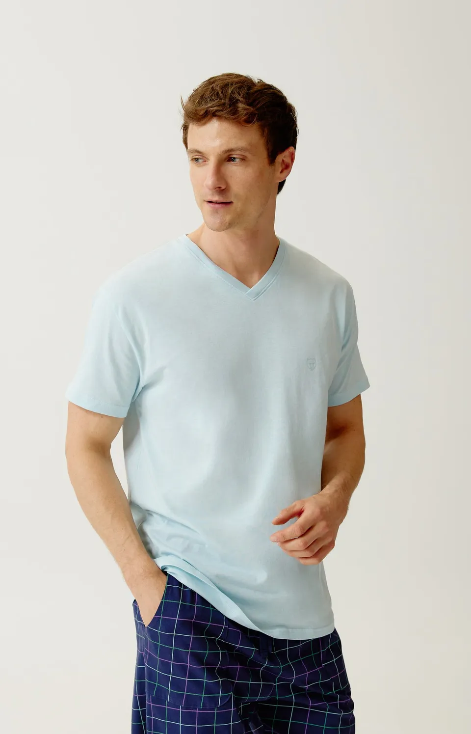 arthur-bob-tee-shirt-jersey-coton-bio-ciel-homme image 1