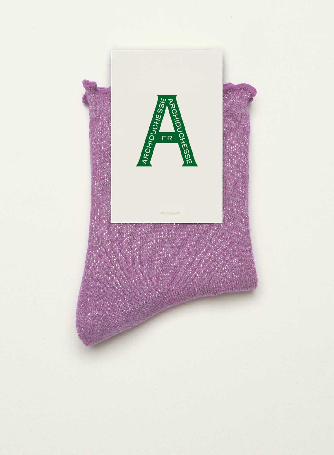 archiduchesse-fantaisie-collerettes-lilas-p-tillante-chaussettes-36-41-lurex image 3