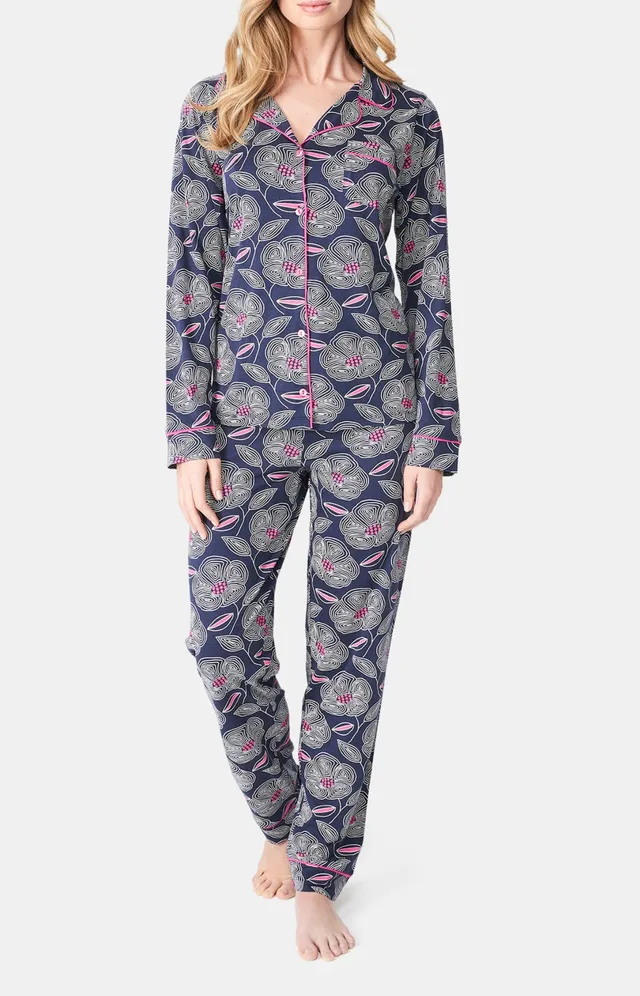 arthur-bob-an-mone-pyjama-femme-marine-s-lyocell-coton image 1