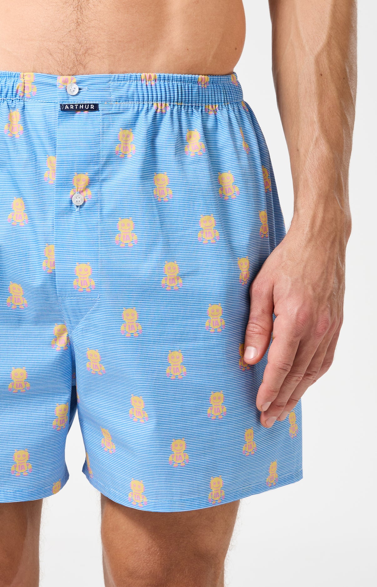 arthur-le-club-robot-cale-on-bleu-coton-bio image 1