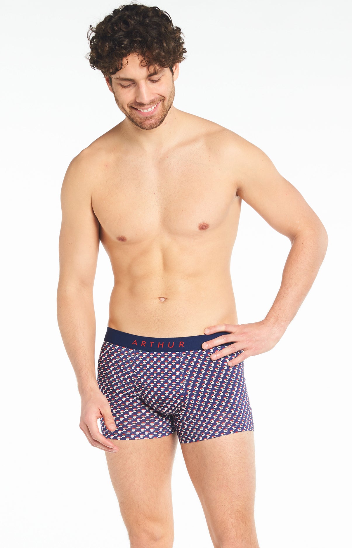 arthur-bob-santa-boxer-homme-marine-taille-l image 4