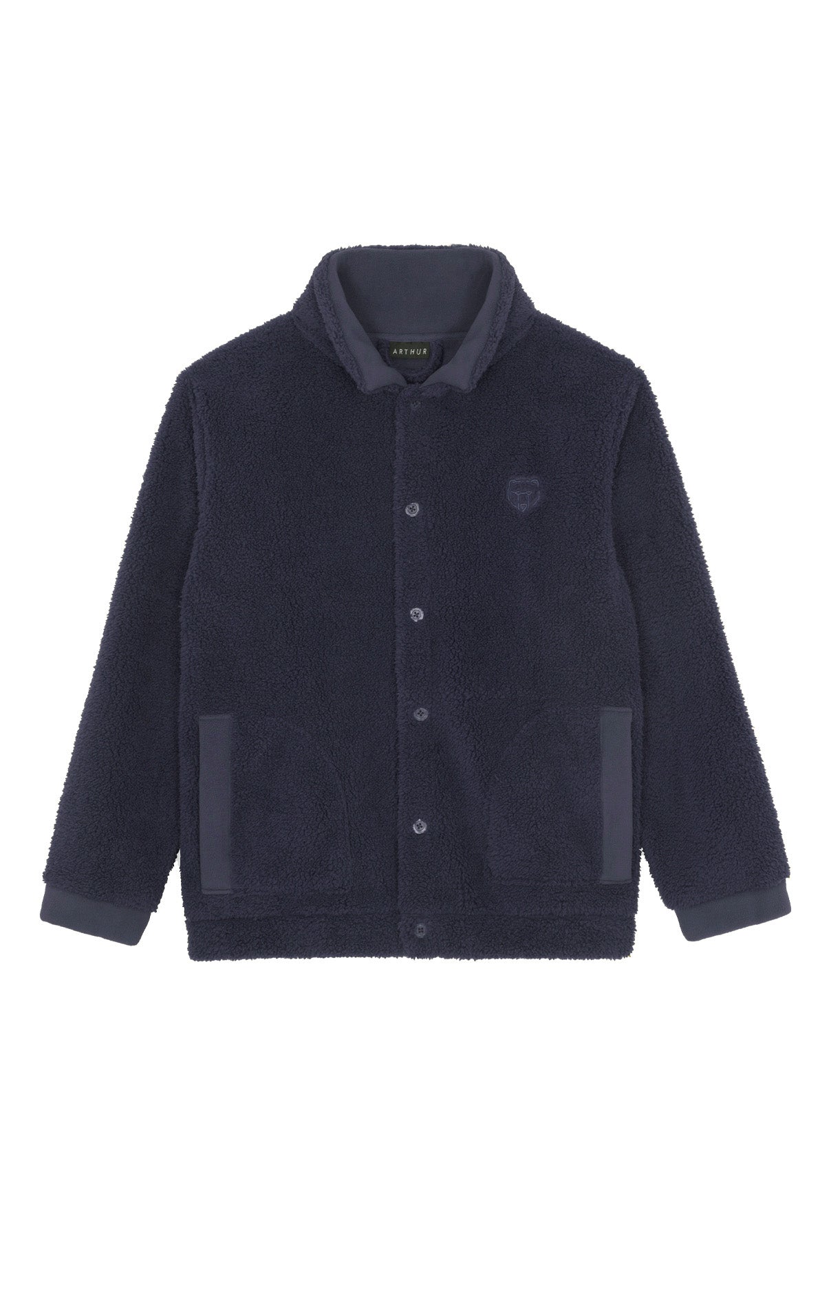 arthur-bob-veste-polaire-marine-homme-sherpa image 3