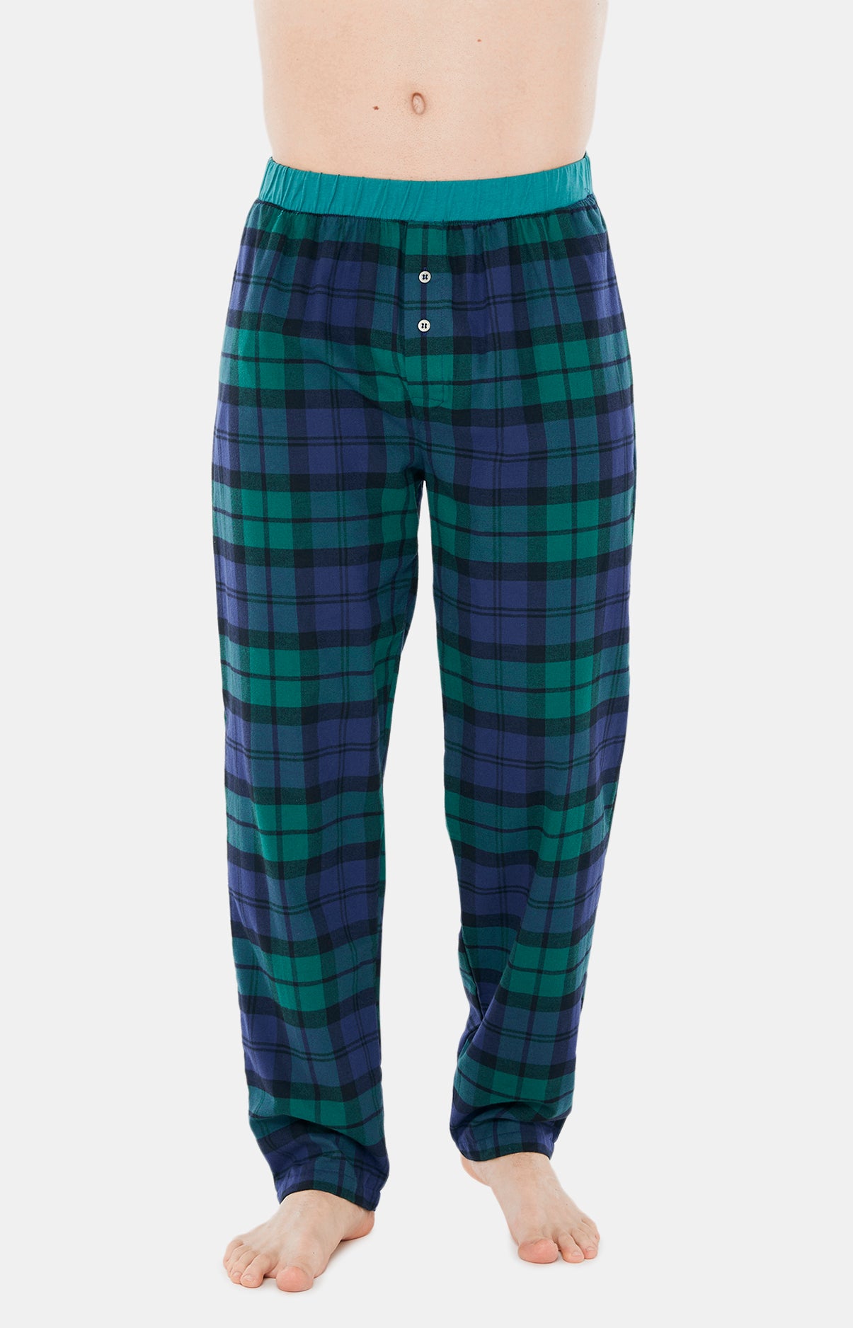 arthur-bob-bill-pyjama-homme-vert-coton-tartan image 4