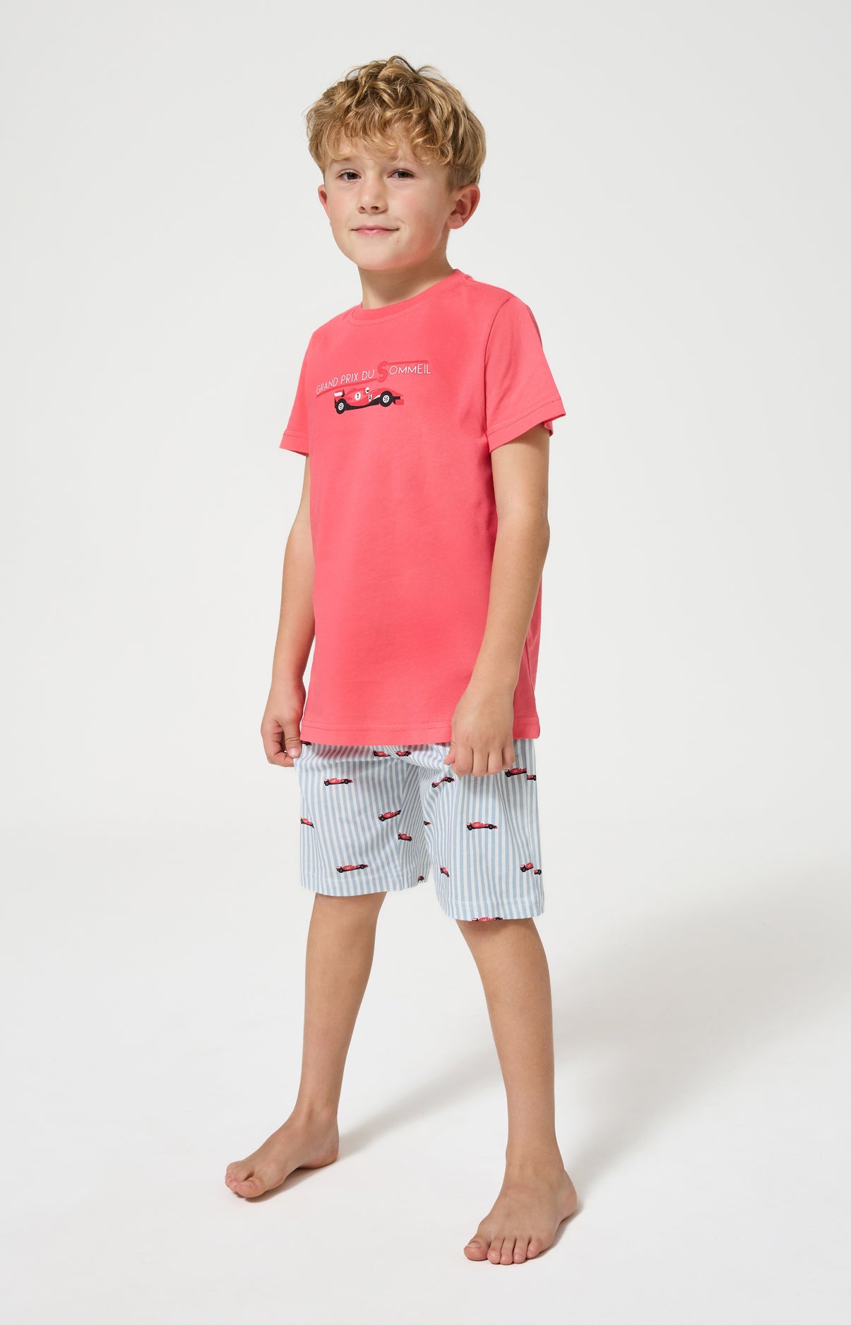 arthur-bob-grand-prix-du-sommeil-pyjashort-enfant-bleu-coton-bio image 1