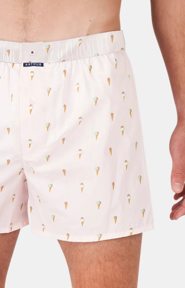arthur-le-club-glace-cale-on-homme-rose-coton image 1