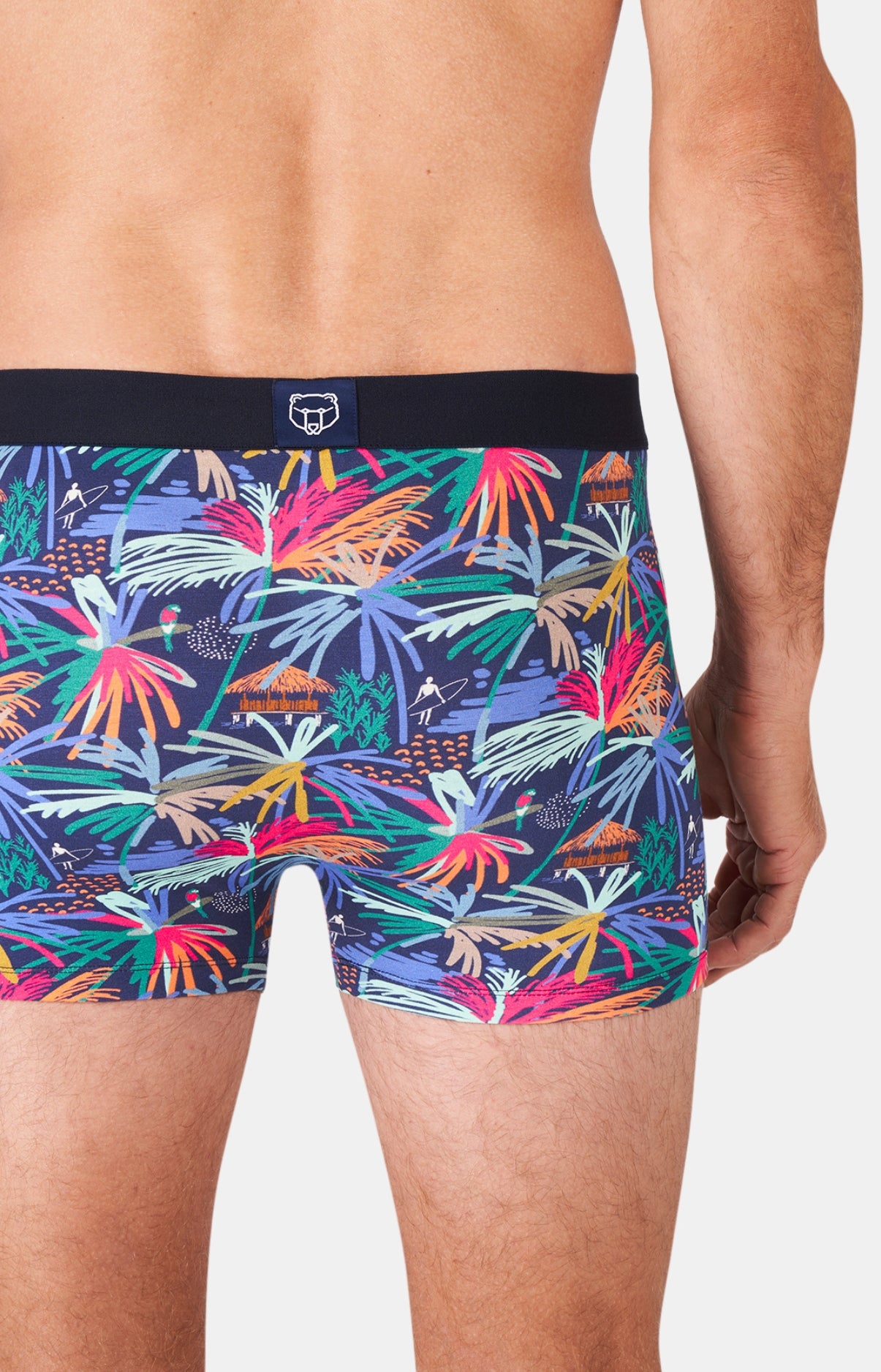 arthur-bob-boxer-tropical-boxer-homme-multicolore-coton-bio image 5