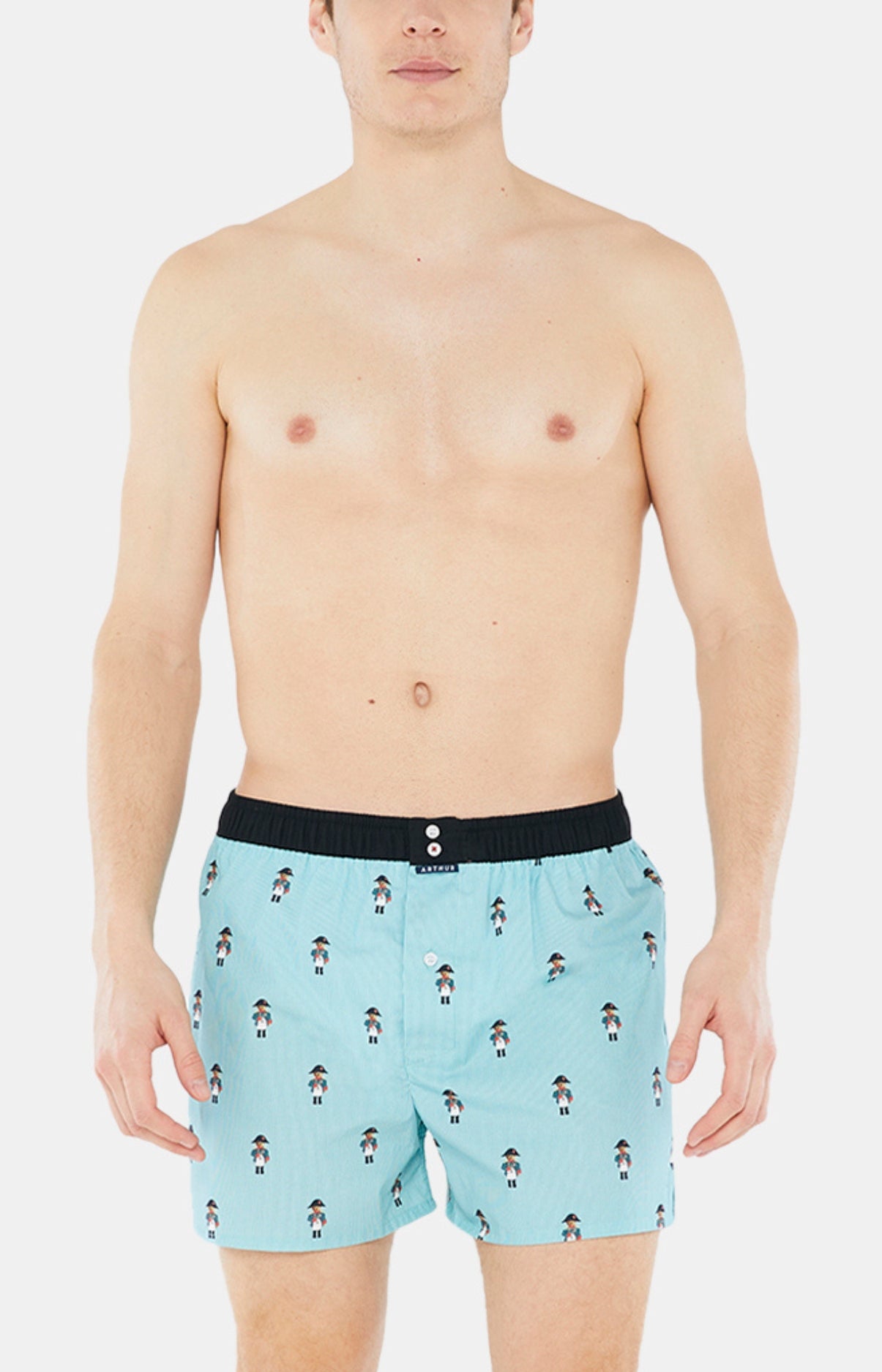 arthur-le-club-n-1010-cale-on-homme-vert-coton-bio image 1