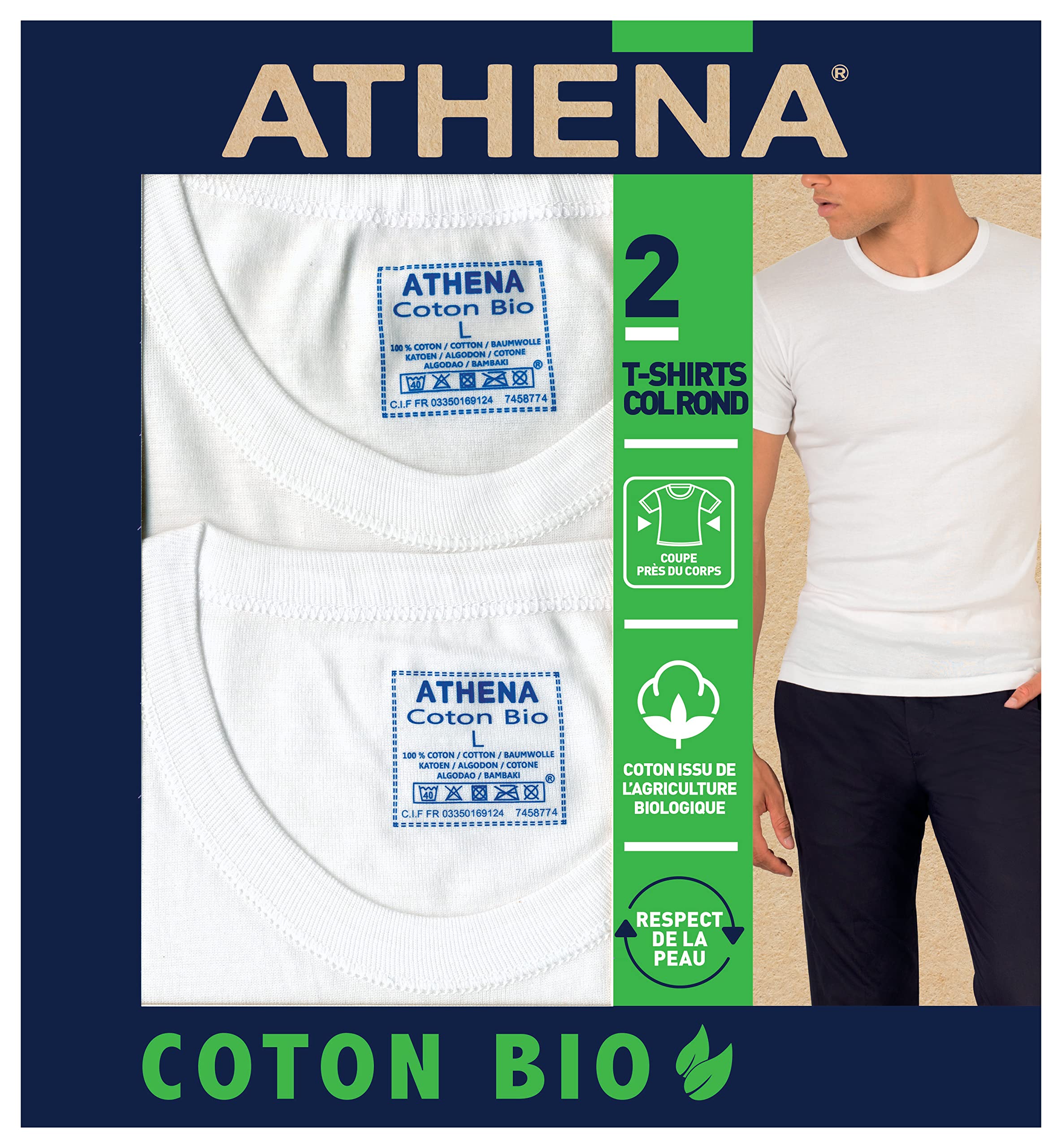 athena-easy-bio-tee-shirt-homme-coton-bio-x2-taille-m image 6