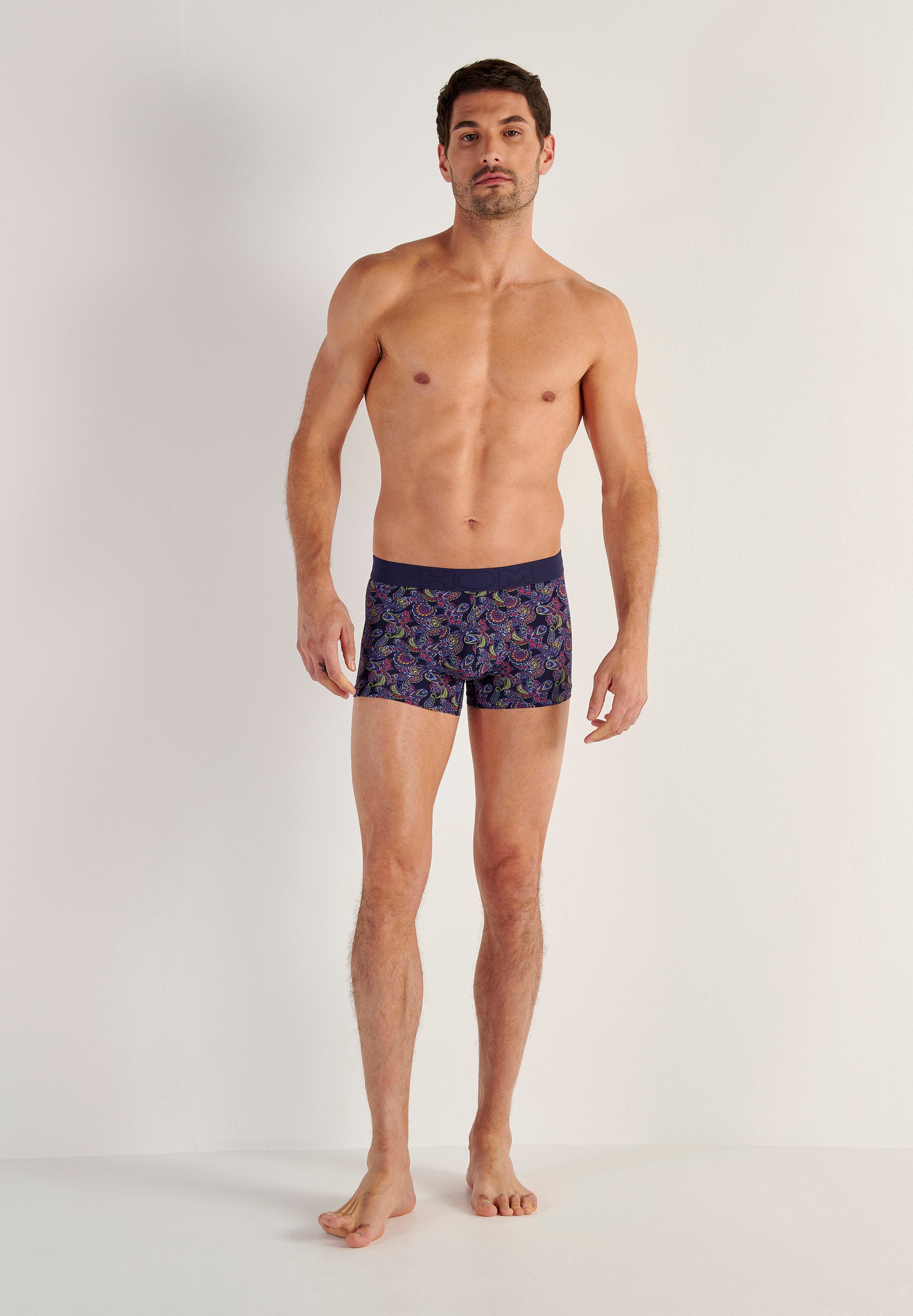 hom-ringo-boxer-homme-bleu-marine-imprim-microfibre image 4
