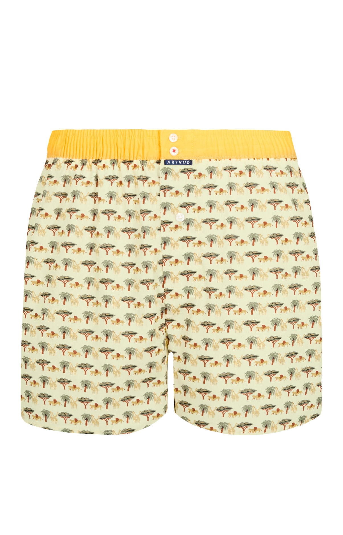 arthur-le-club-n-1110-cale-on-homme-jaune-m-coton-bio image 3