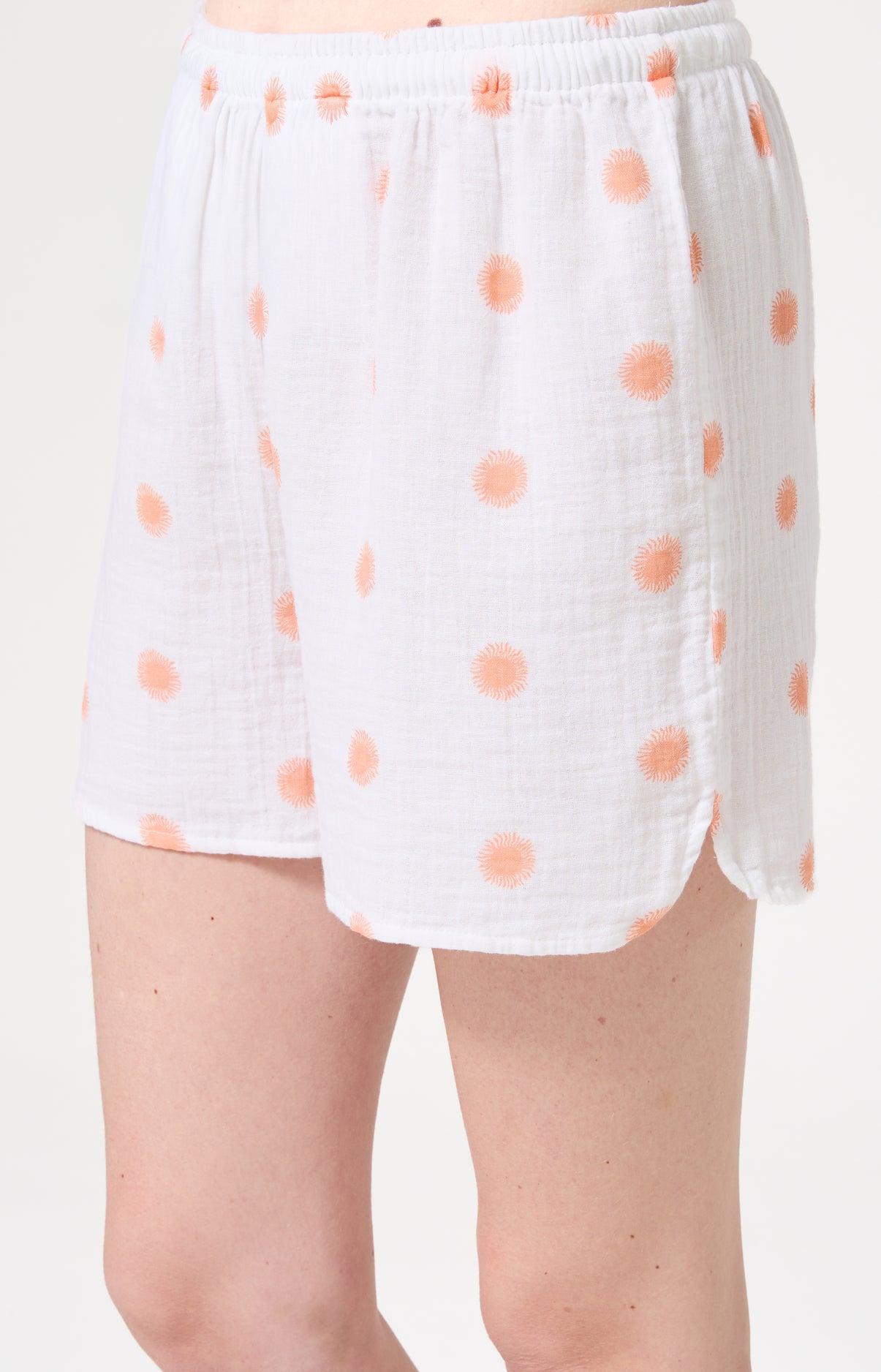 arthur-bob-soleil-pyjashort-gaze-coton-bio-blanc image 4