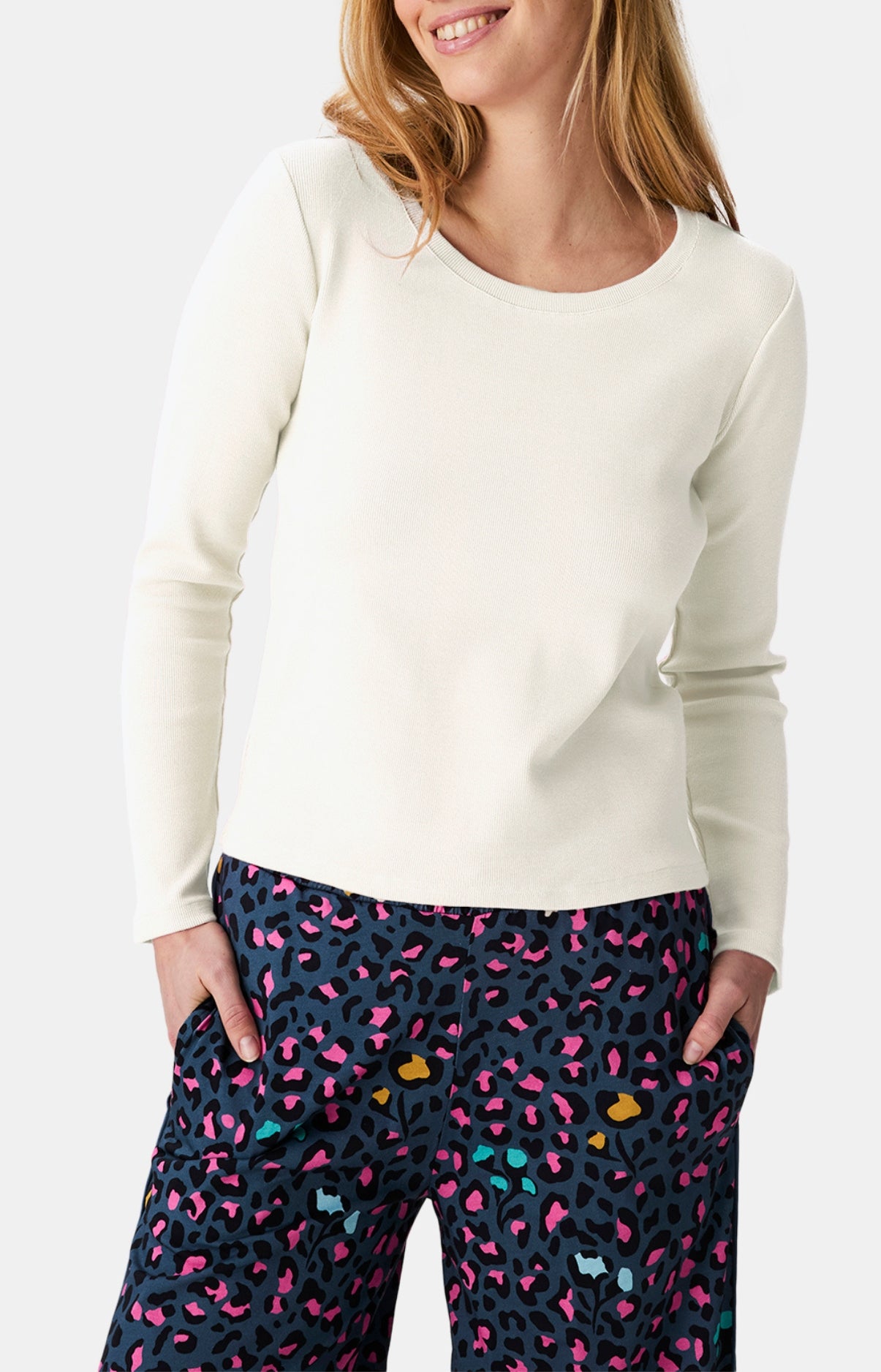 arthur-bob-tee-shirt-manches-longues-cr-me-ivoire-femme image 7