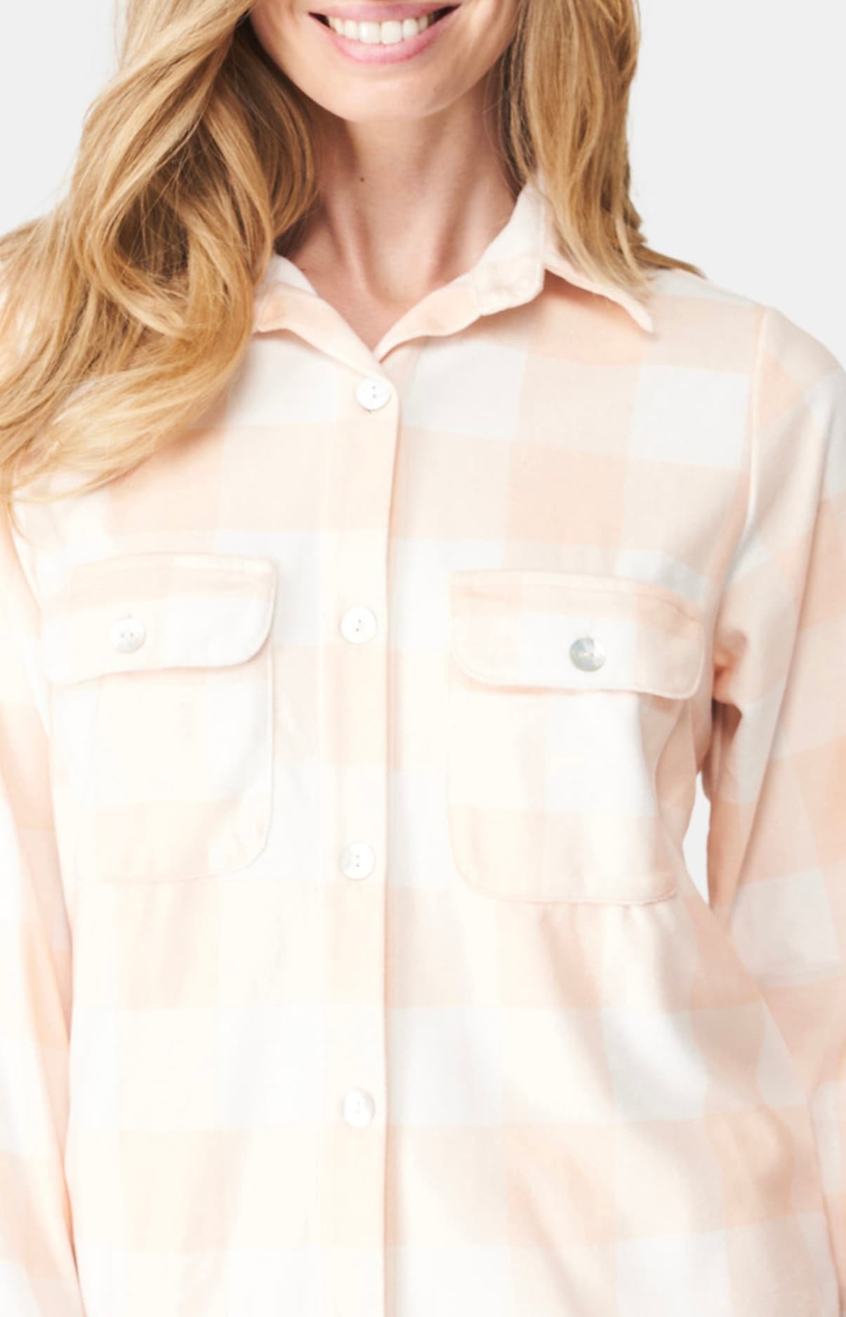 arthur-bob-doux-rose-pyjama-polaire-femme-rose-chemise image 2