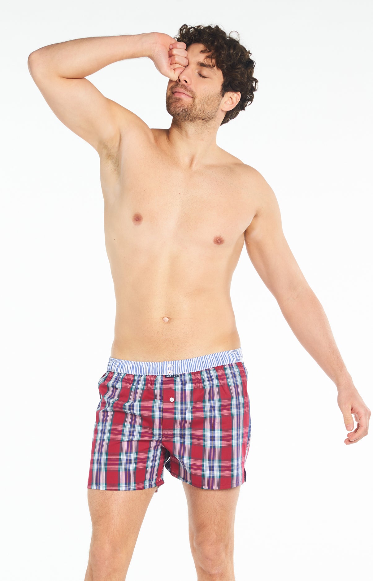 arthur-le-club-n-922-cale-on-homme-coton-bio-bordeaux image 5