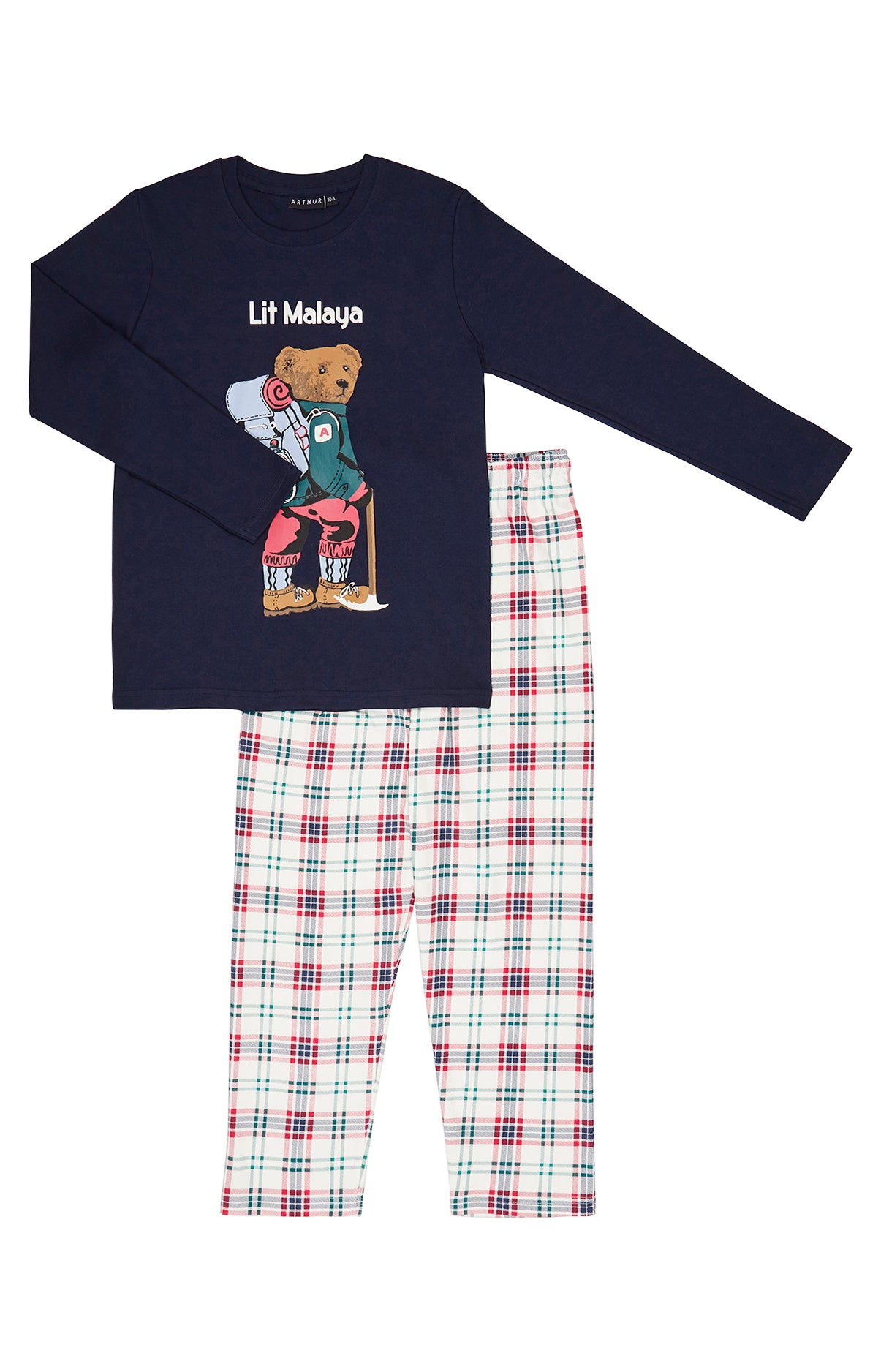 arthur-bob-lit-malaya-pyjama-enfant-blanc-coton image 3