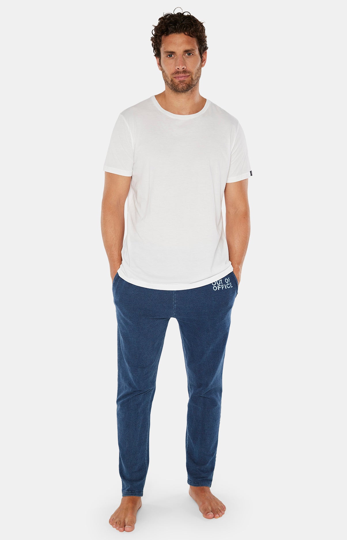 arthur-bob-tee-shirt-coton-pima-blanc-homme image 1