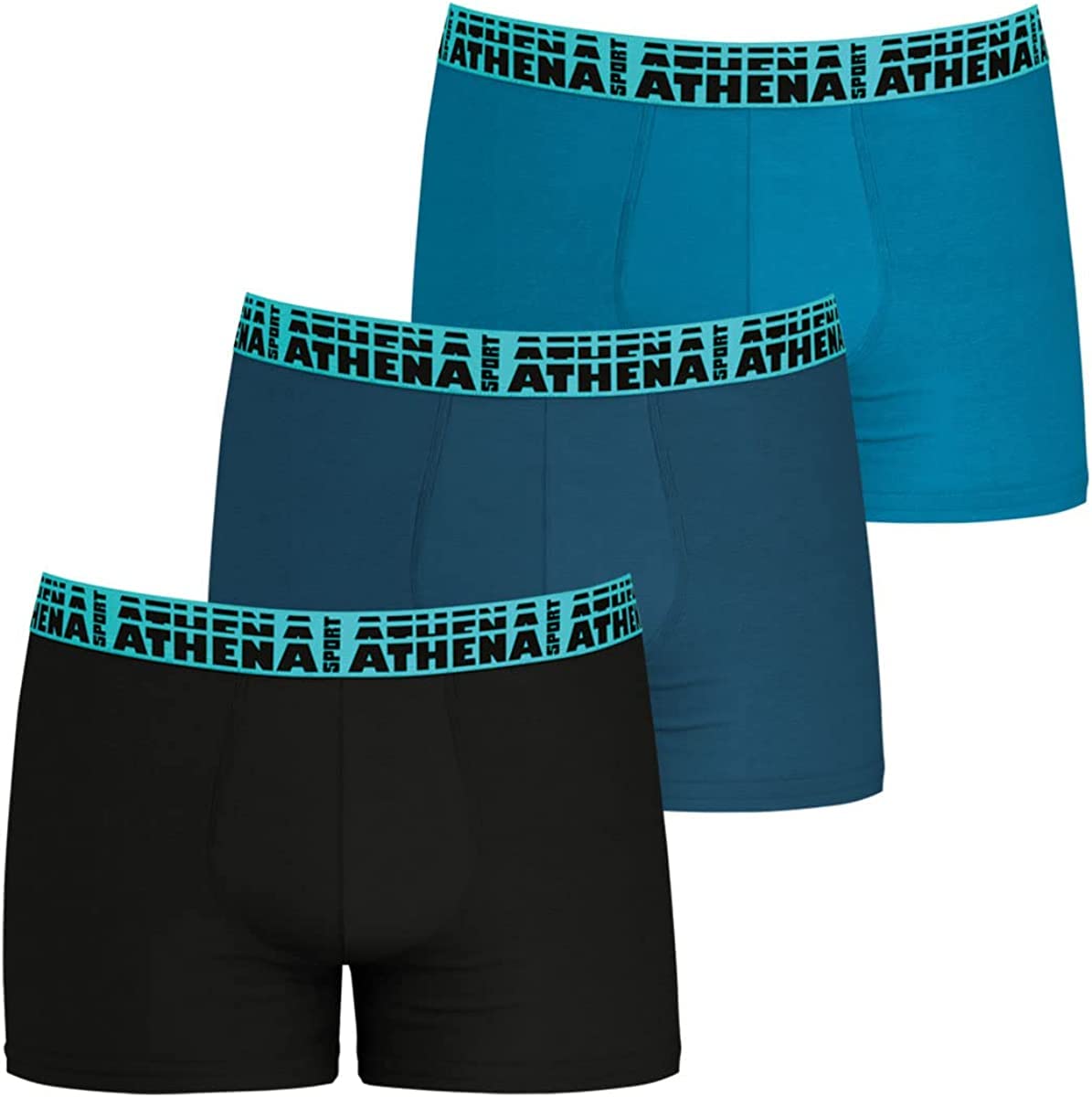 athena-easy-sport-lot-3-boxers-homme-noir-microfibre-sport image 8