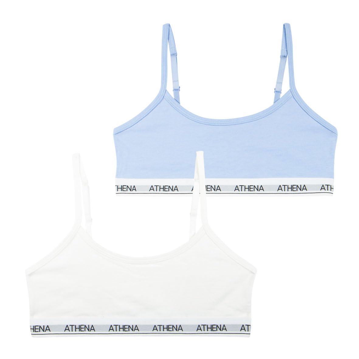 athena-douceur-coton-lot-2-brassi-res-fille-coton-modal image 5