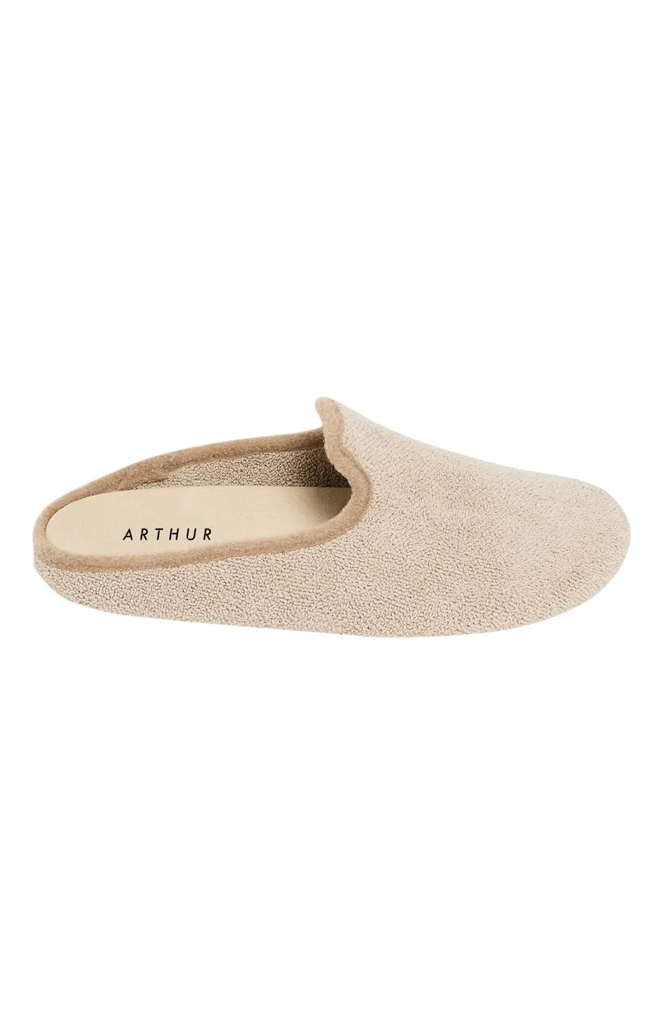 arthur-bob-ponge-beige-mules-taupe-semelle-cuir image 1