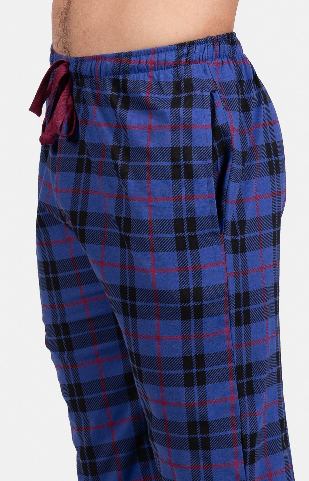 arthur-bob-boston-pyjama-long-coton-homme-marine image 4