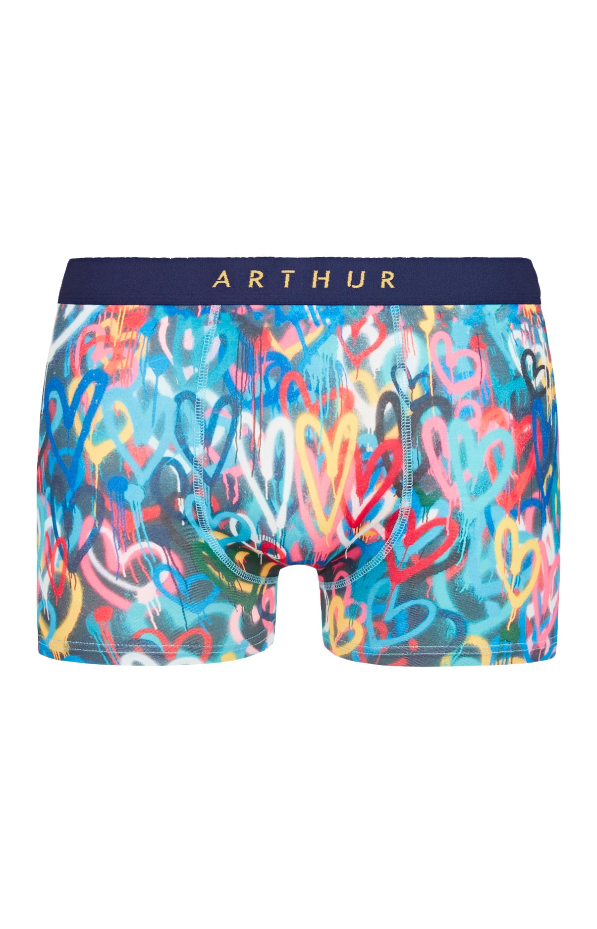 arthur-bob-boxer-c-ur-graffiti-coton-bio-multicolore-homme image 3