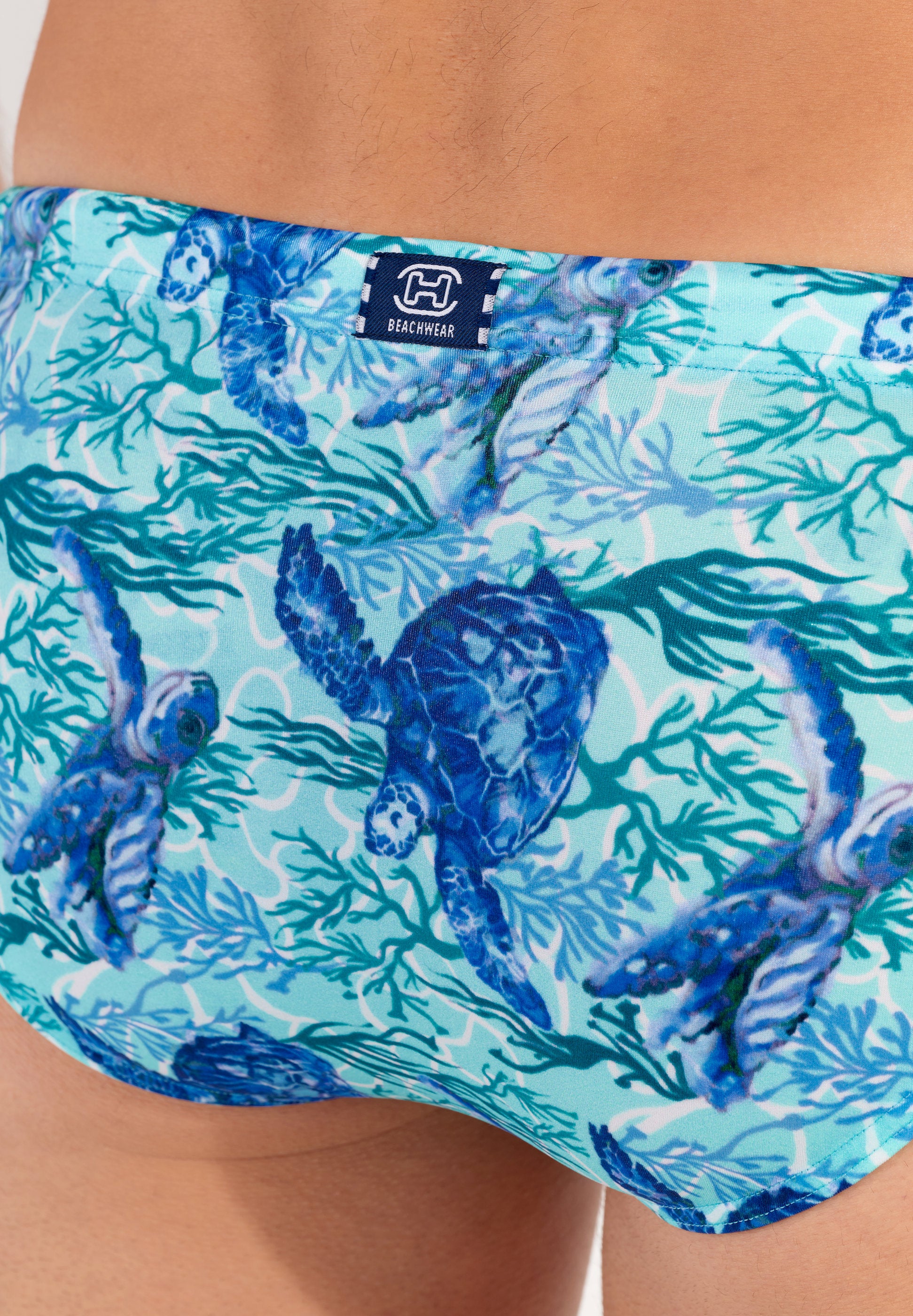 hom-h-fresh-tartane-slip-de-bain-homme-bleu-imprim image 5