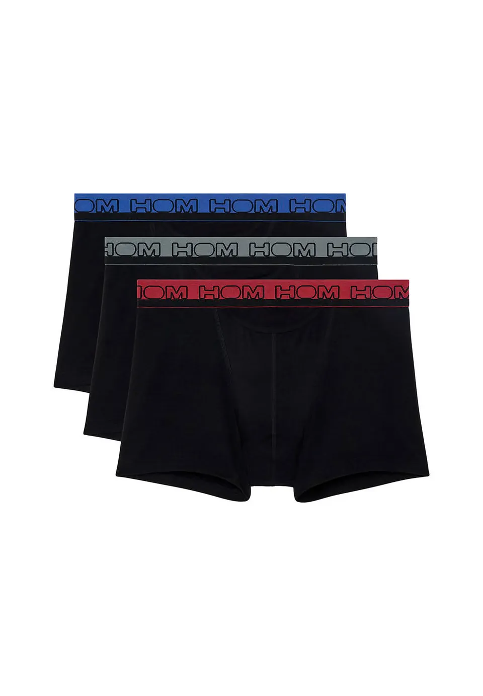hom-ho1-terry-2-boxer-homme-noir-lot-3-coton image 1