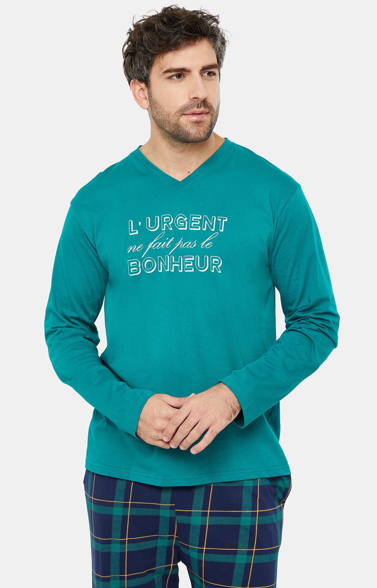 arthur-bob-benjamin-pyjama-homme-marine-coton image 5