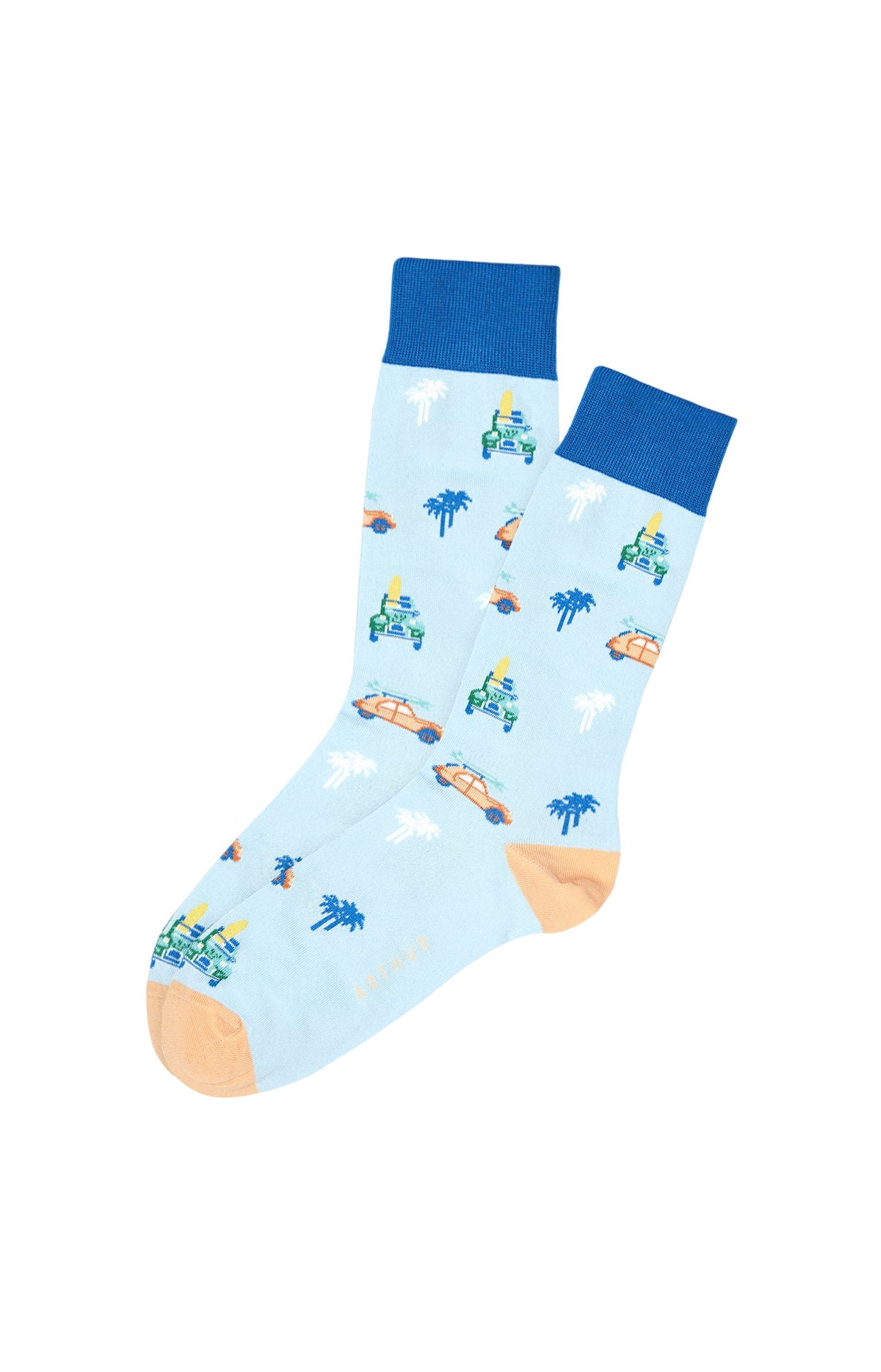 arthur-bob-2cv-chaussettes-homme-coton-lagon-40-46 image 1