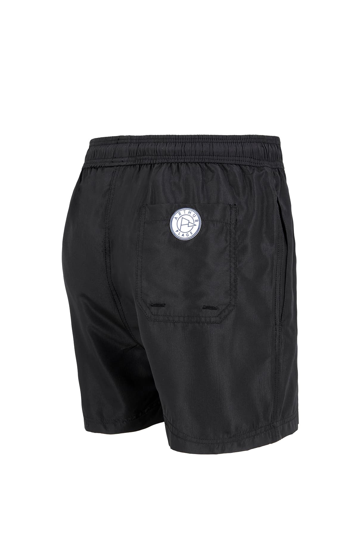 arthur-bob-short-de-bain-homme-noir-polyester-recycl image 5