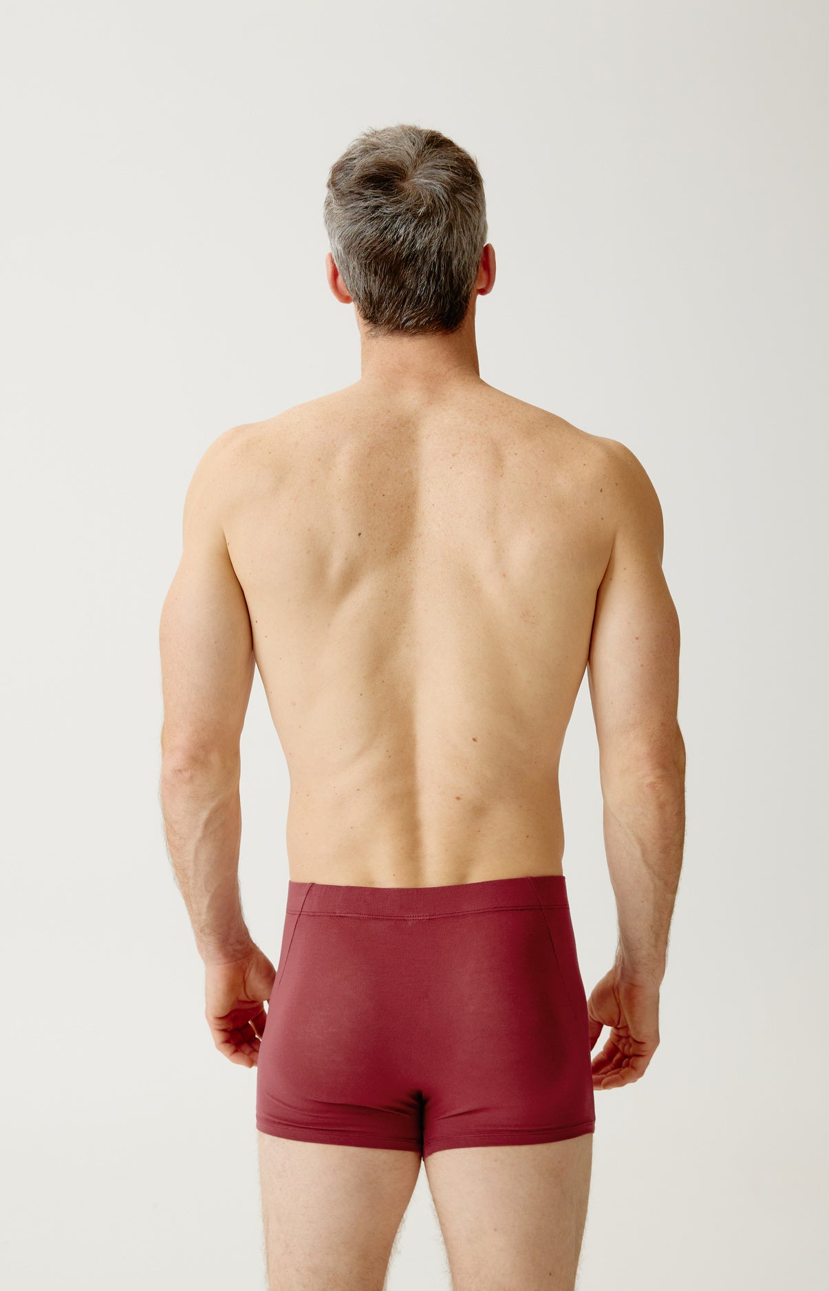 arthur-bob-boxer-modal-bordeaux-uni-homme image 5