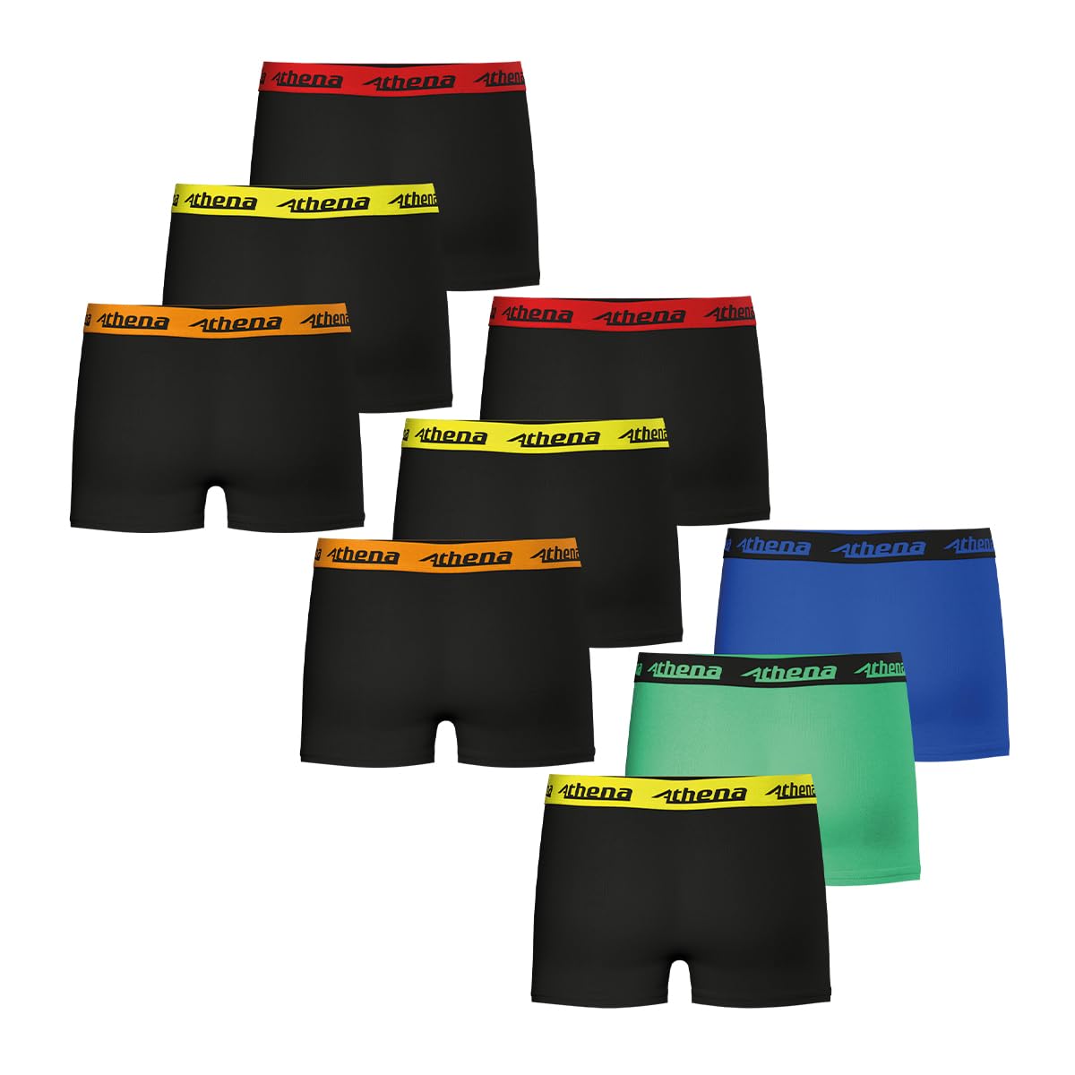 athena-ecopack-lot-9-boxers-gar-on-coton-4-5-ans image 3