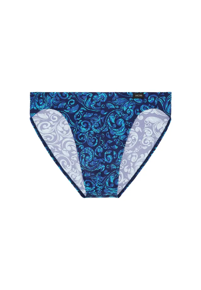 hom-funky-styles-brian-micro-slip-imprim-bleu-microfibre image 1