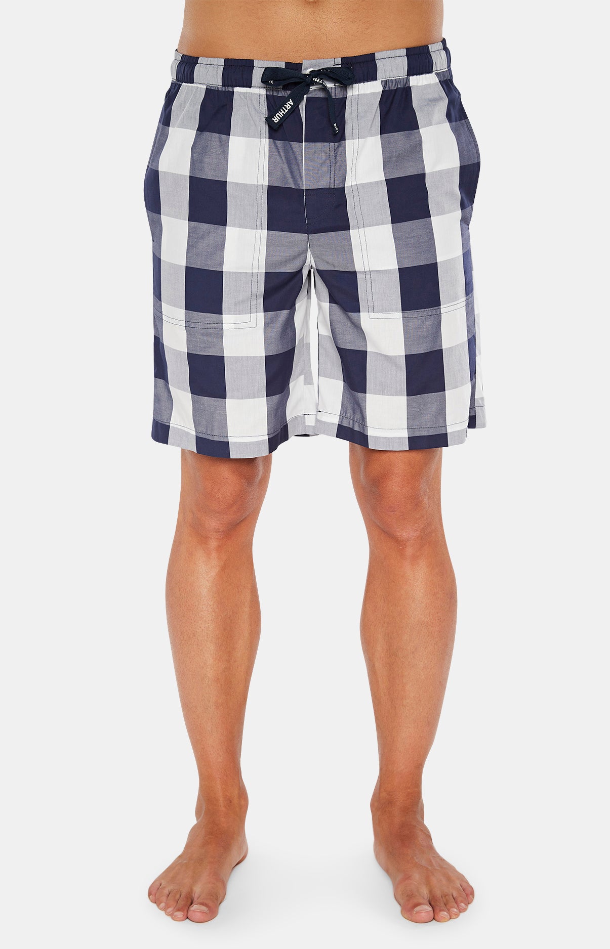 arthur-bob-big-vichy-short-pyjama-marine-carreaux-coton image 5