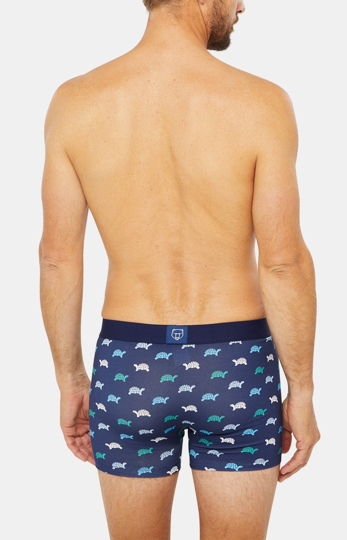 arthur-tortue-boxer-homme-marine-taille-m-coton-bio image 4